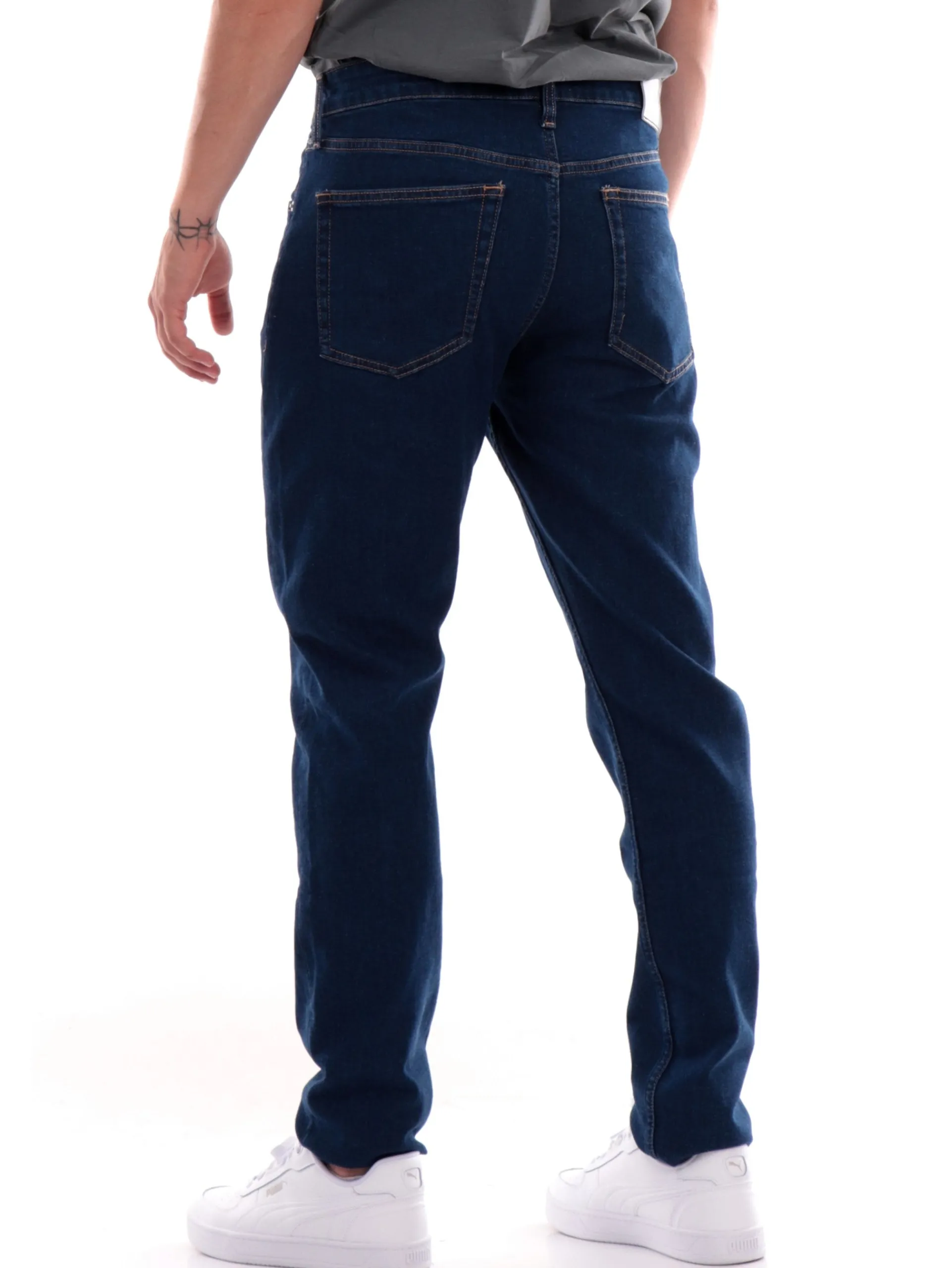 CALVIN KLEIN Jeans*Jeans blu scuro da uomo Slim Taper J30J325888