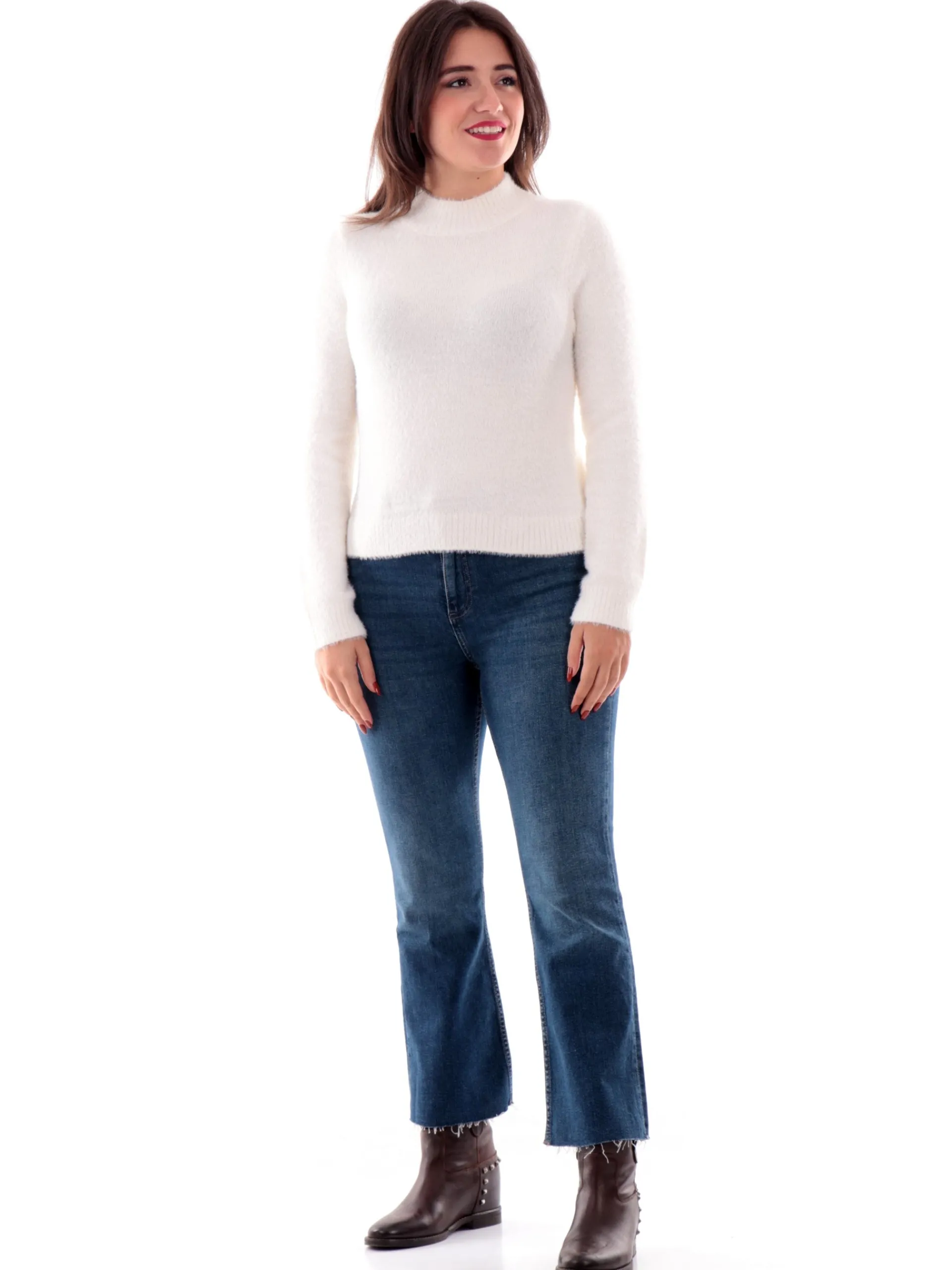 TIFFOSI Jeans*Jeans crop da donna a zampa 10056535W1