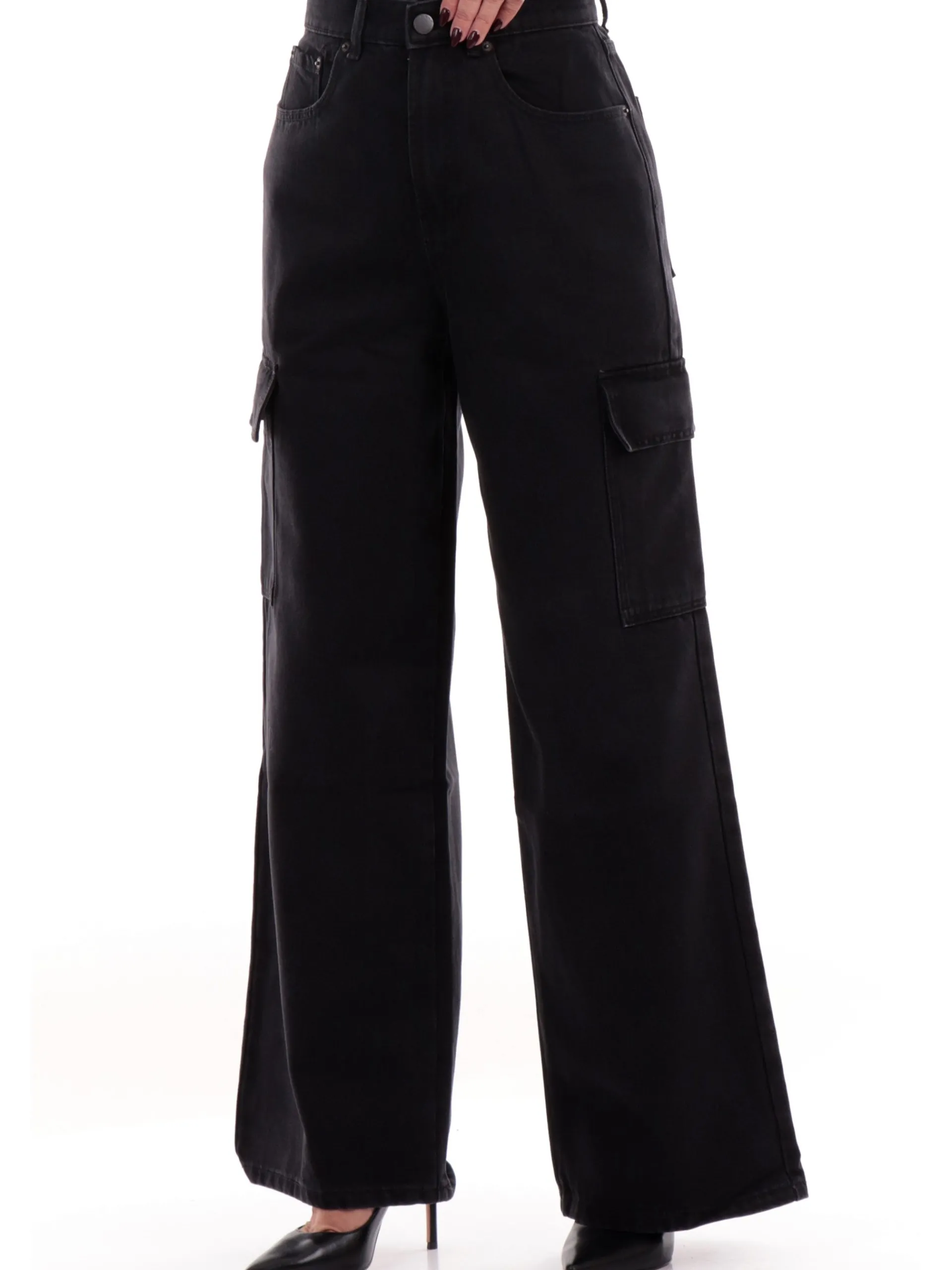 ONLY Jeans*Jeans donna neri Wide a zampa 15272346