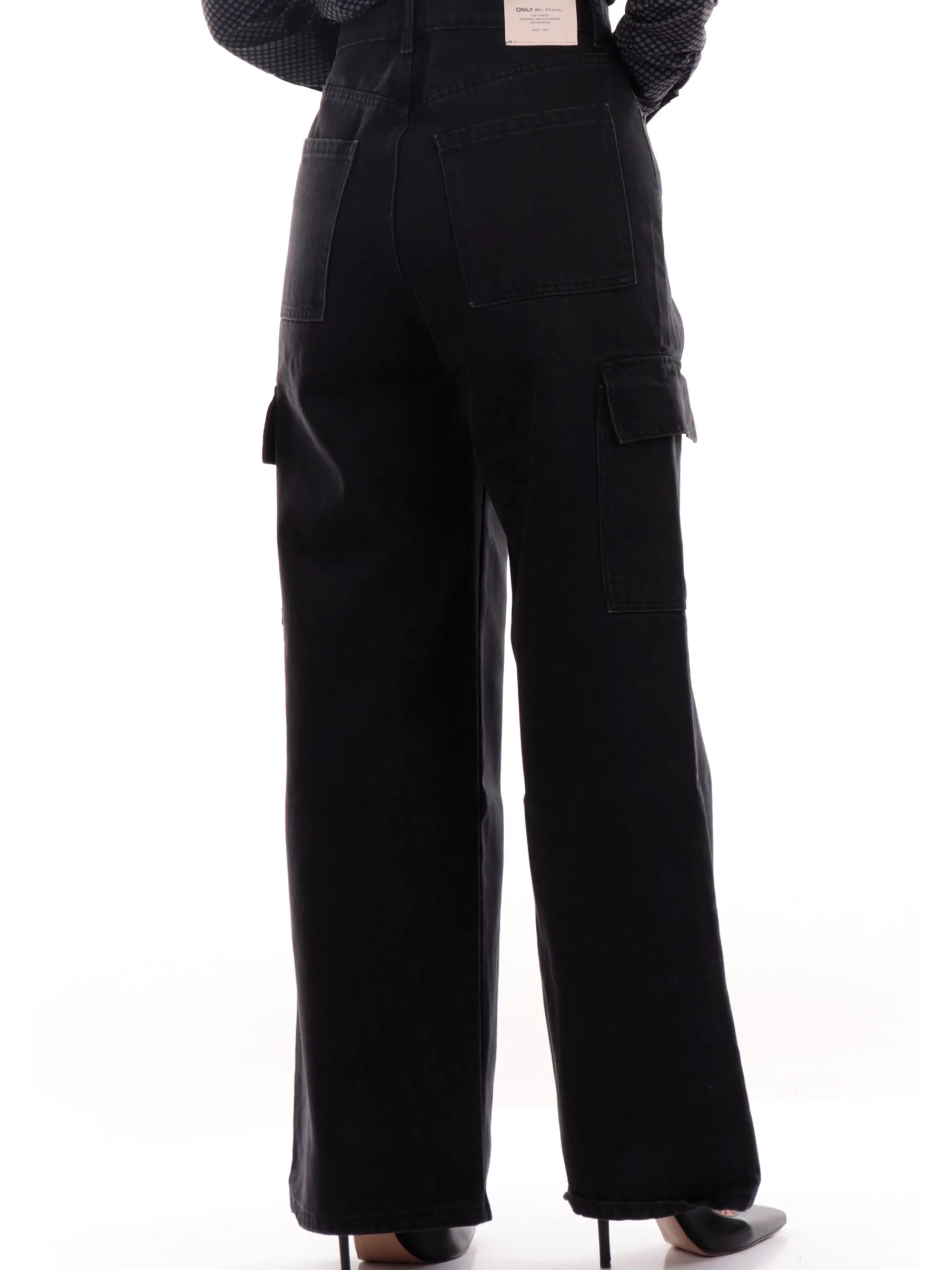 ONLY Jeans*Jeans donna neri Wide a zampa 15272346