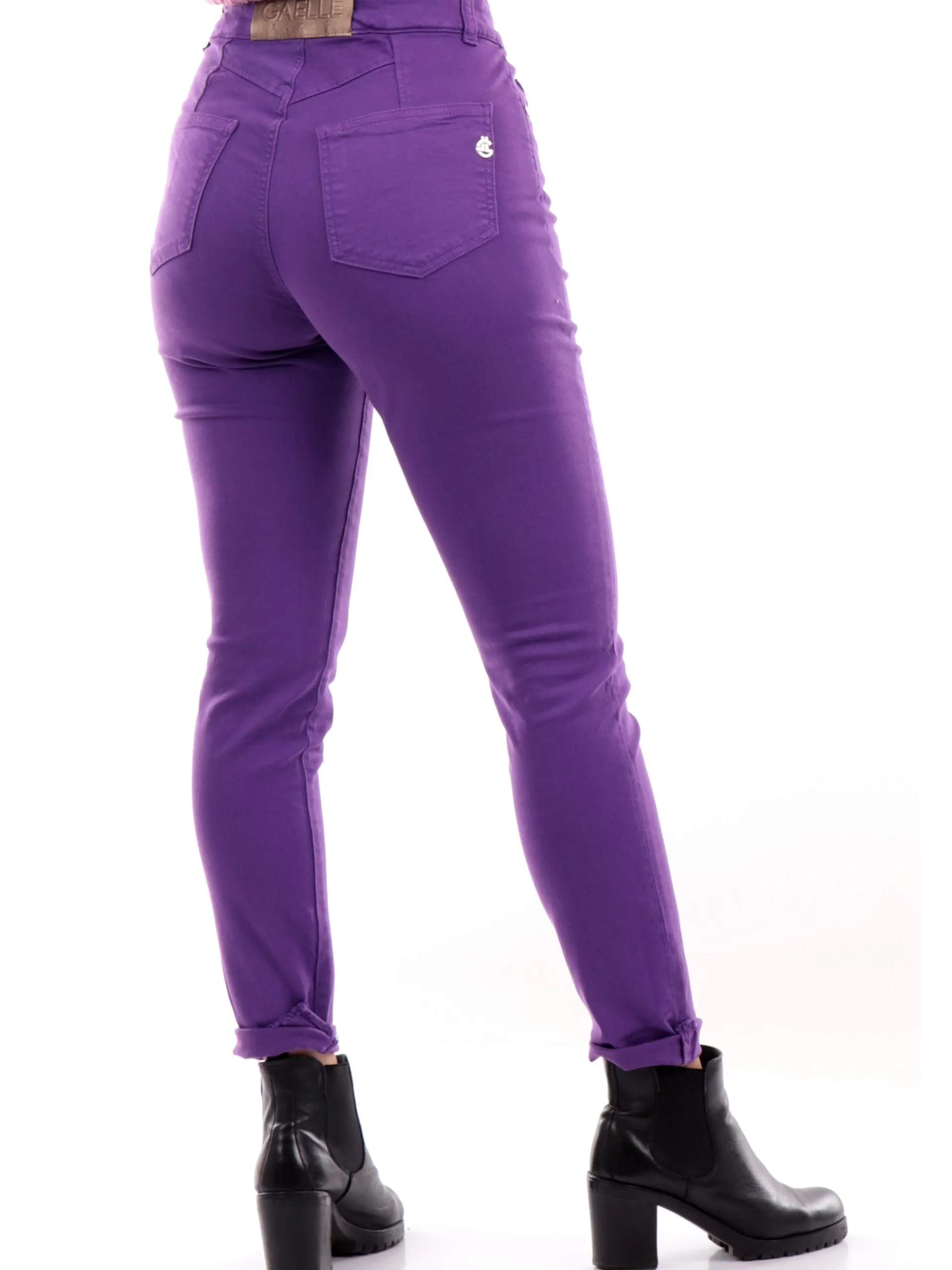 GAELLE Jeans*Jeans viola da donna Skinny GBDP14507