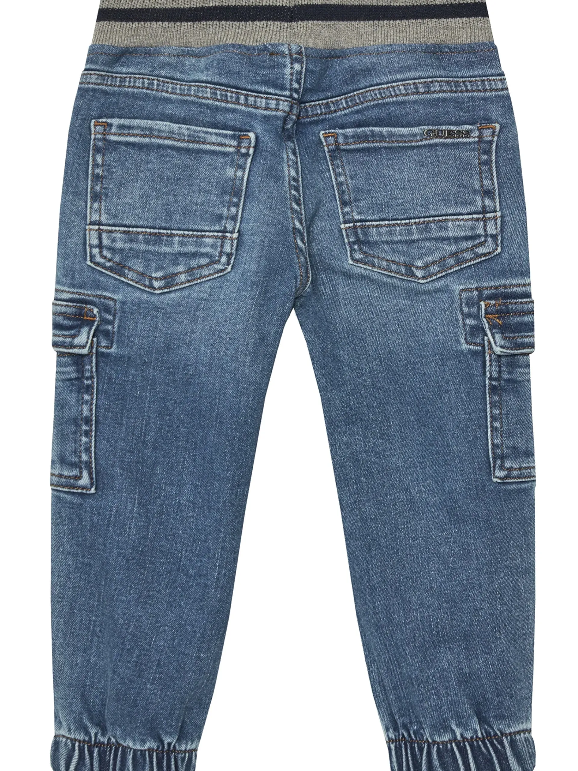 GUESS Jeans*Jeans cargo da bambino con banda elastica N5RA02D4GV0