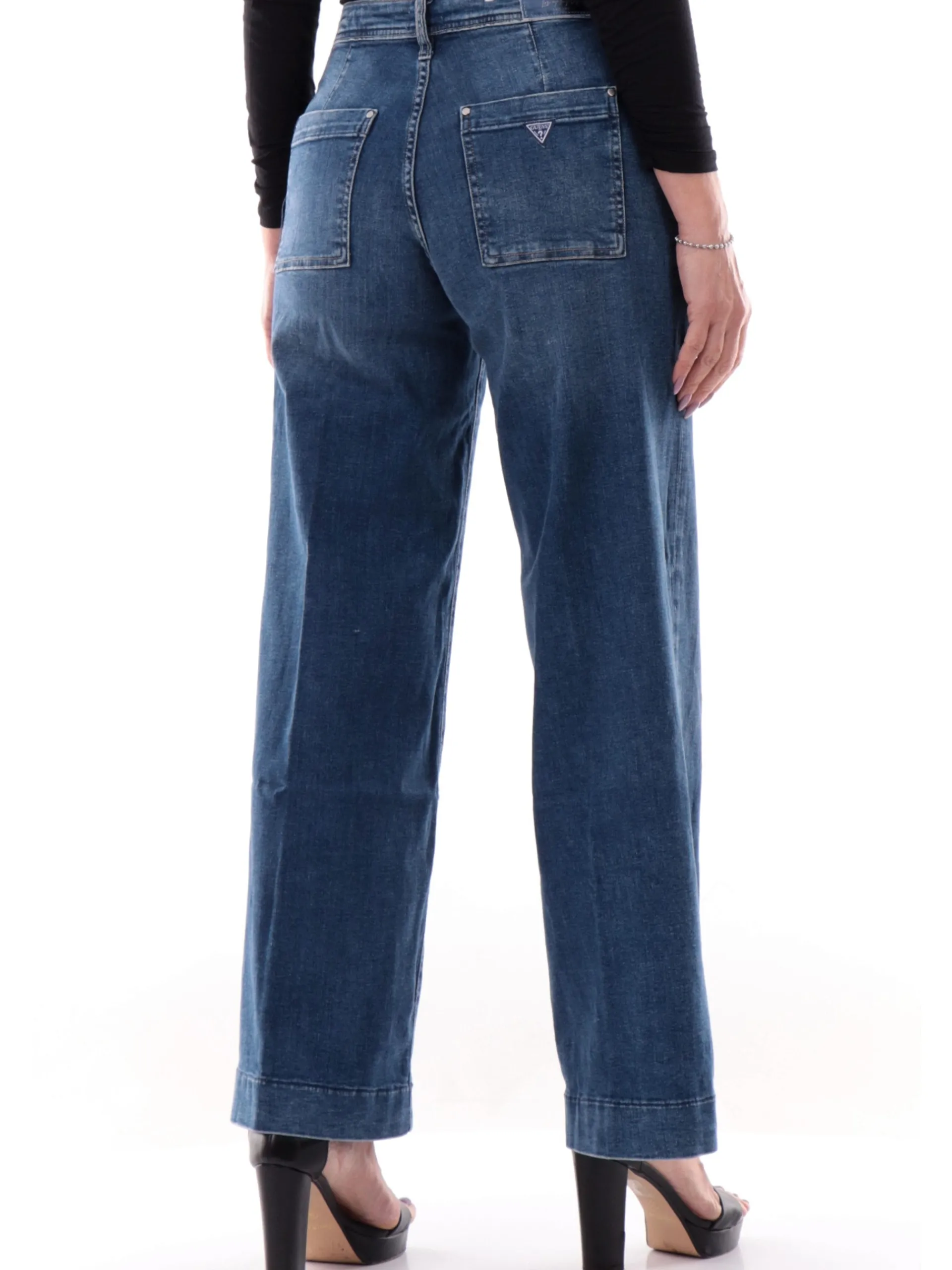 GUESS Jeans*Jeans crop da donna Zoya Wide Leg W5RA1LD5L73