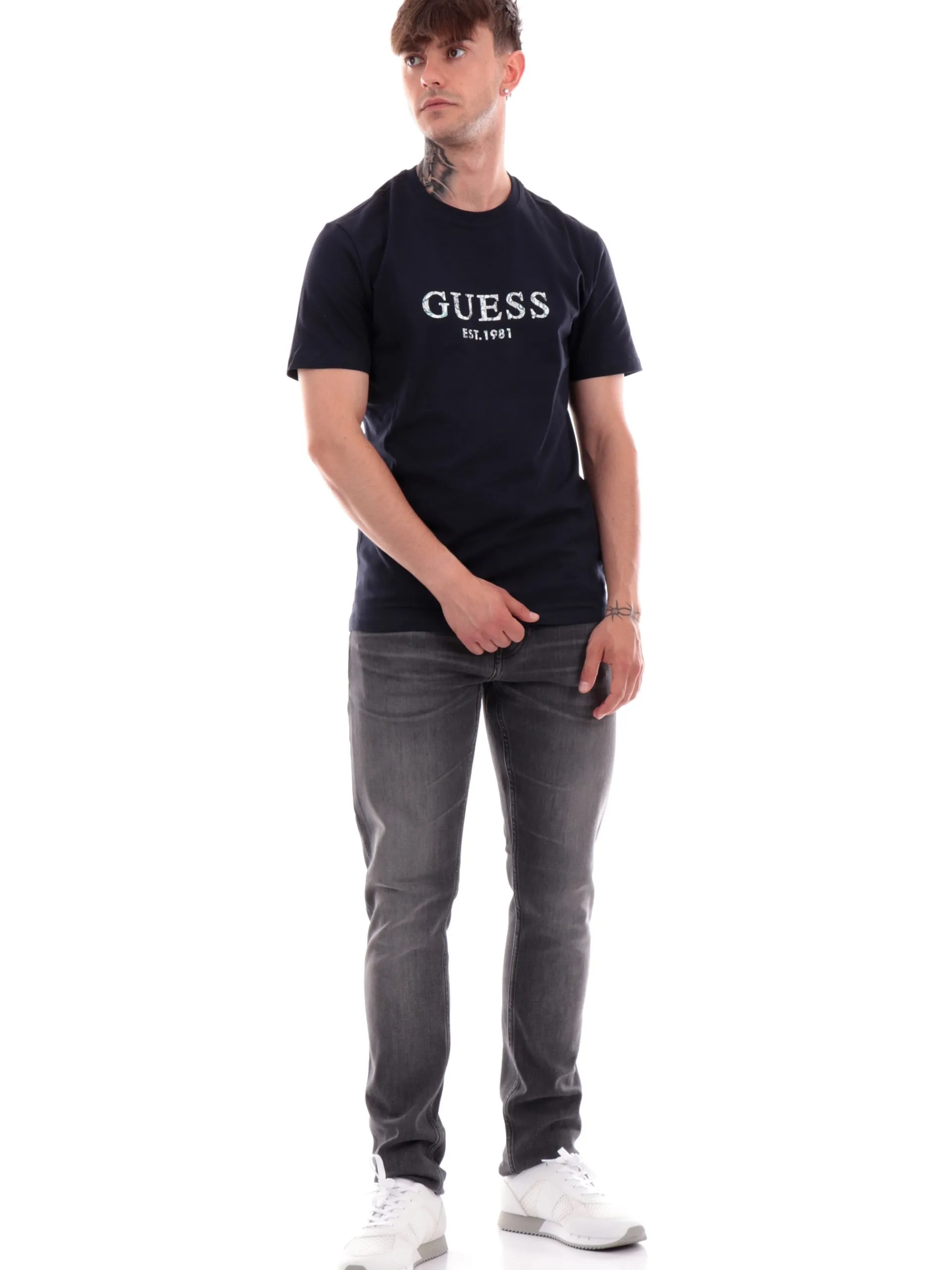 GUESS Jeans*Jeans grigi da uomo Miami M2YAN1D4Q52
