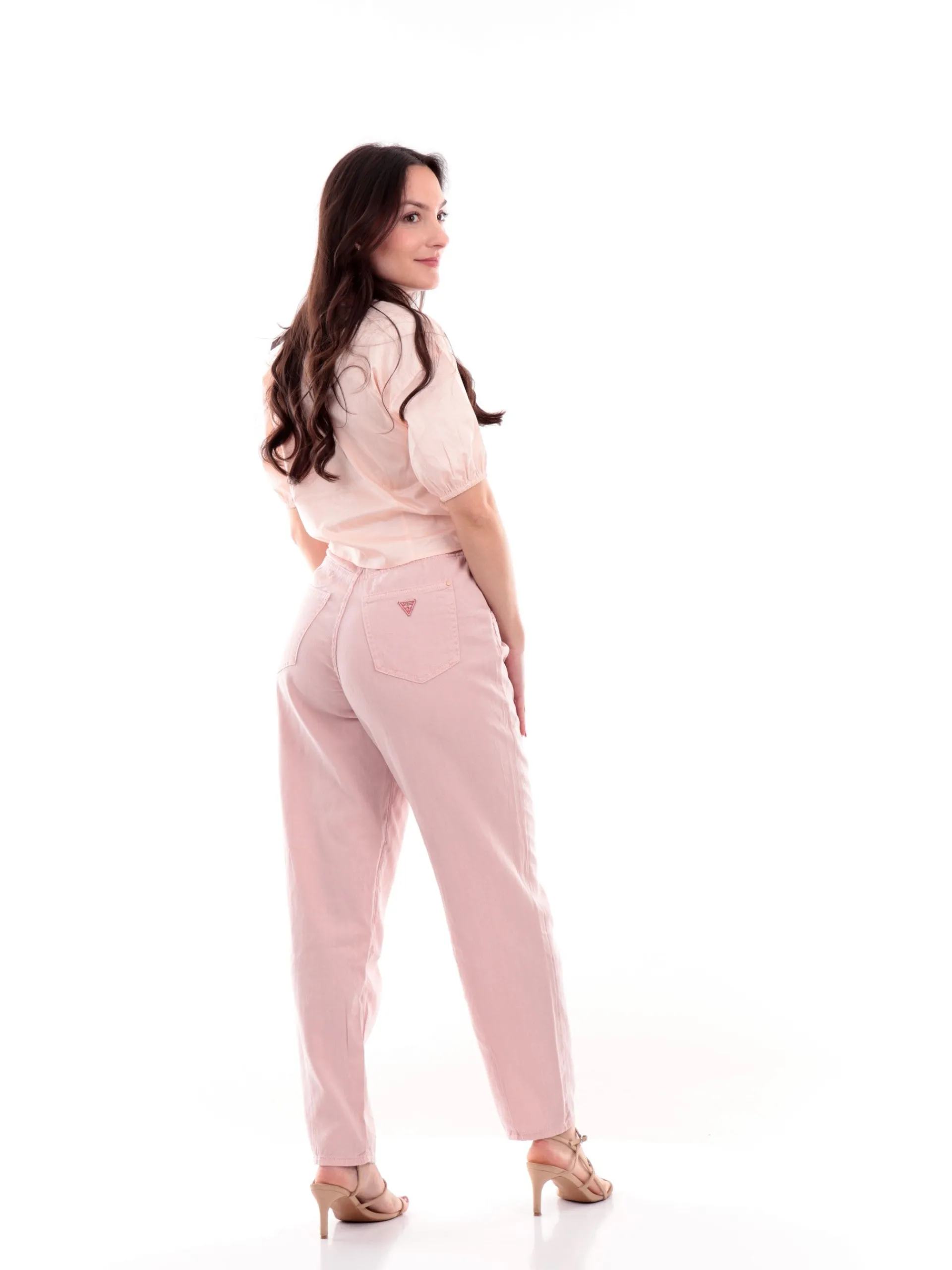 GUESS Pantaloni*Jeans rosa donna W3GA29WFD53