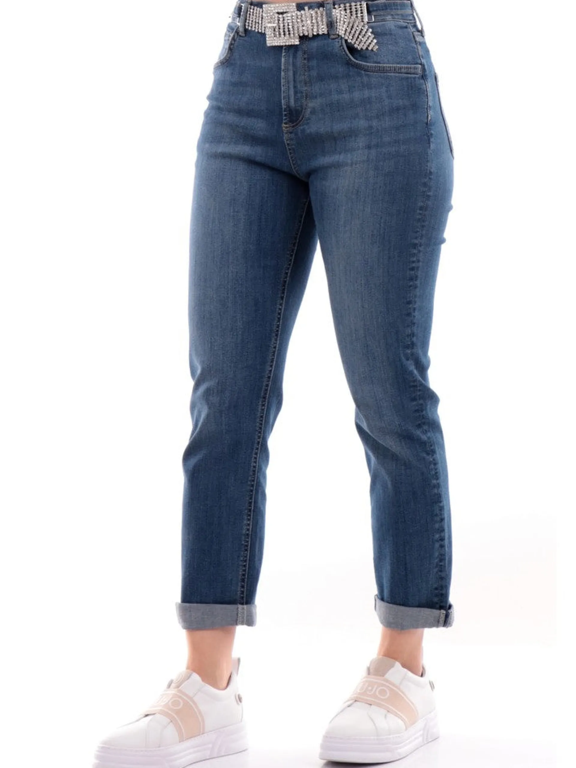 LIU JO MILANO Jeans*Jeans Liu Jo da donna con cintura strass UA3019D439178