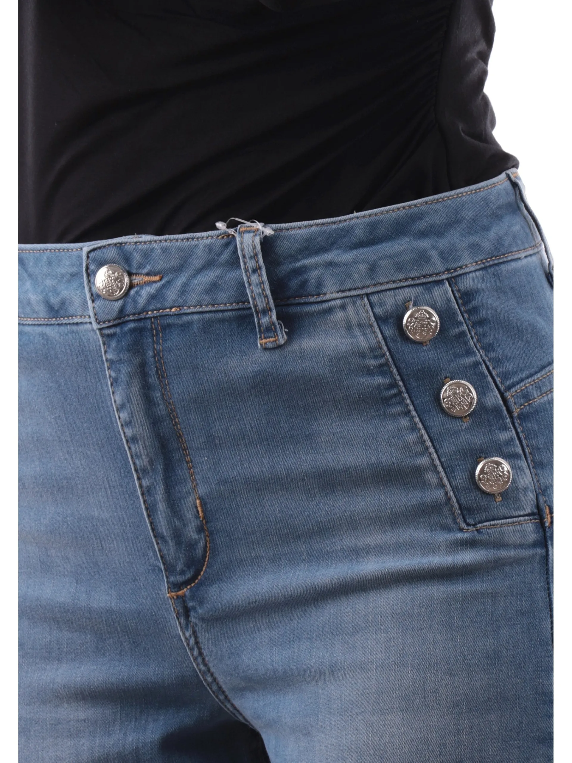 LIU JO MILANO Jeans*Jeans Liu Jo Flare da donna con bottoni gioiello UA5111D4874