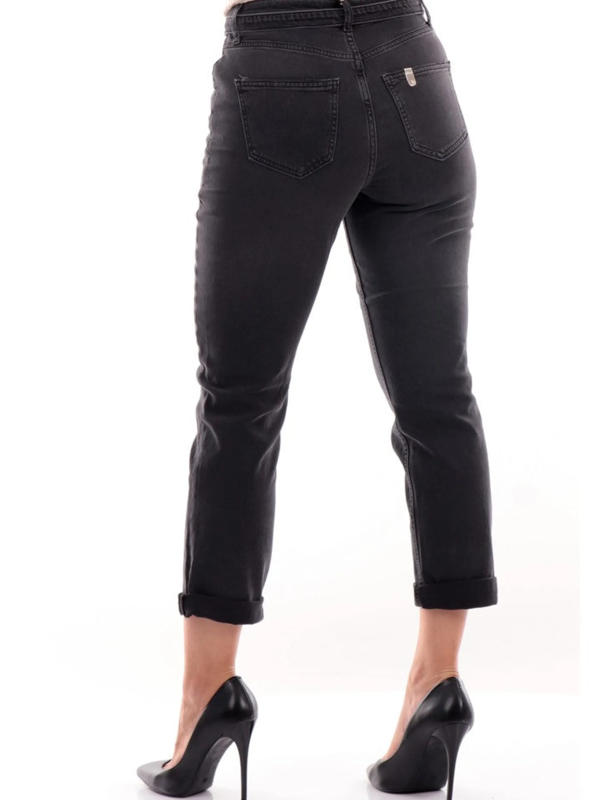 LIU JO MILANO Jeans*Jeans Liu Jo grigi da donna con cintura UF3019D4391