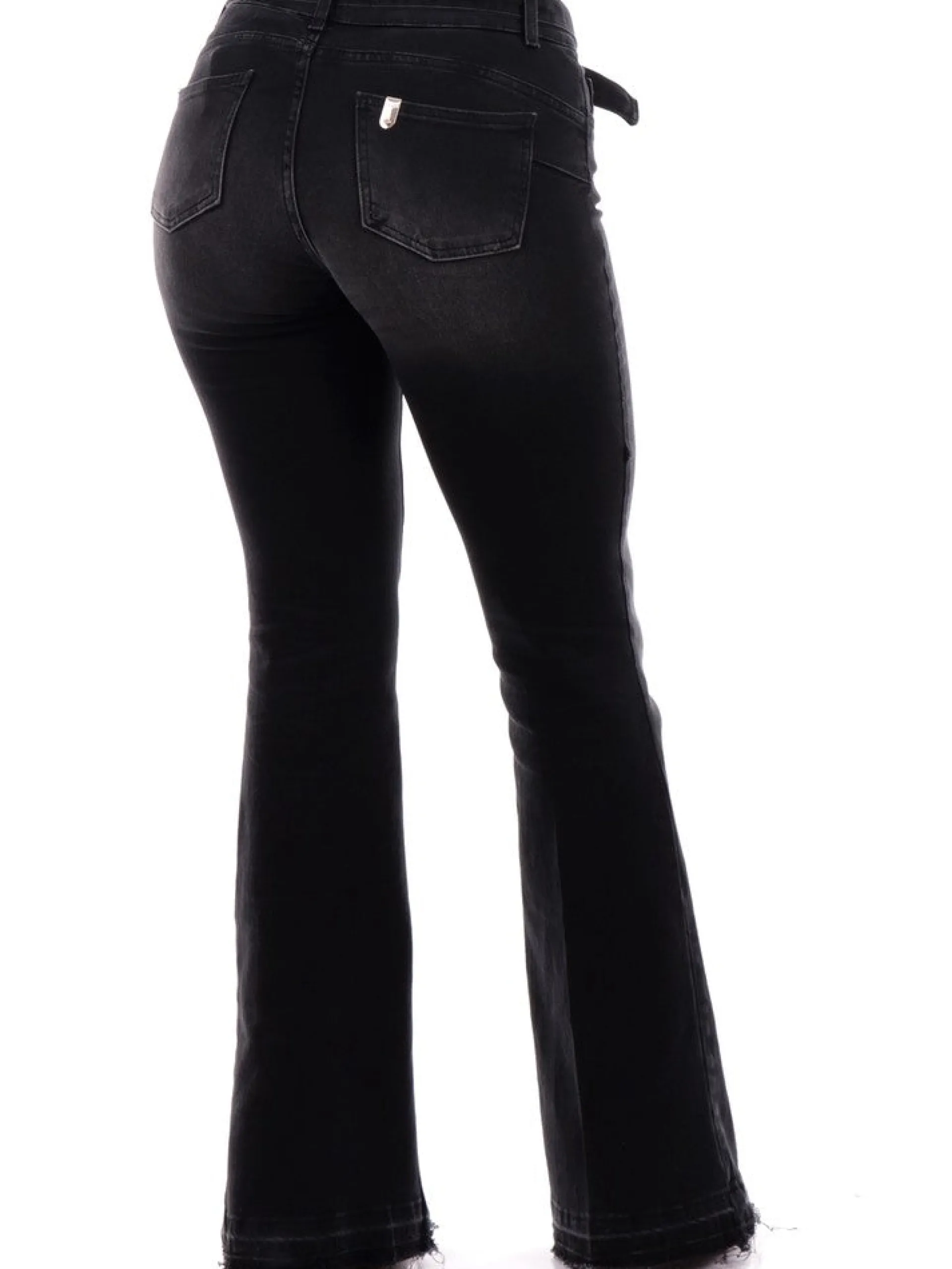 LIU JO MILANO Jeans*Jeans Liu Jo neri da donna con cintura UA4020D439