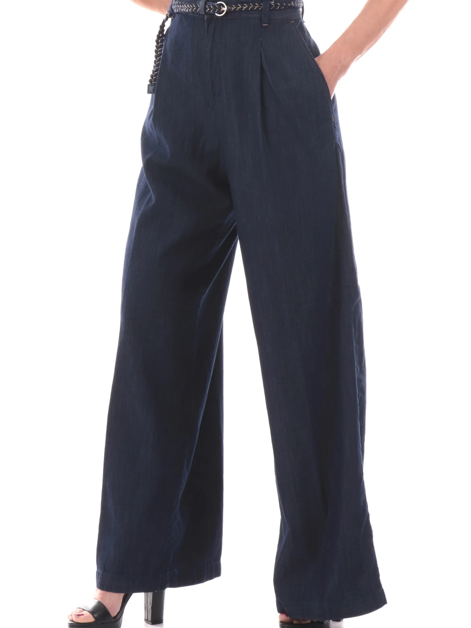 LIU JO MILANO Jeans*Jeans palazzo Liu Jo vita alta da donna vestibilità morbida UA5151D3202
