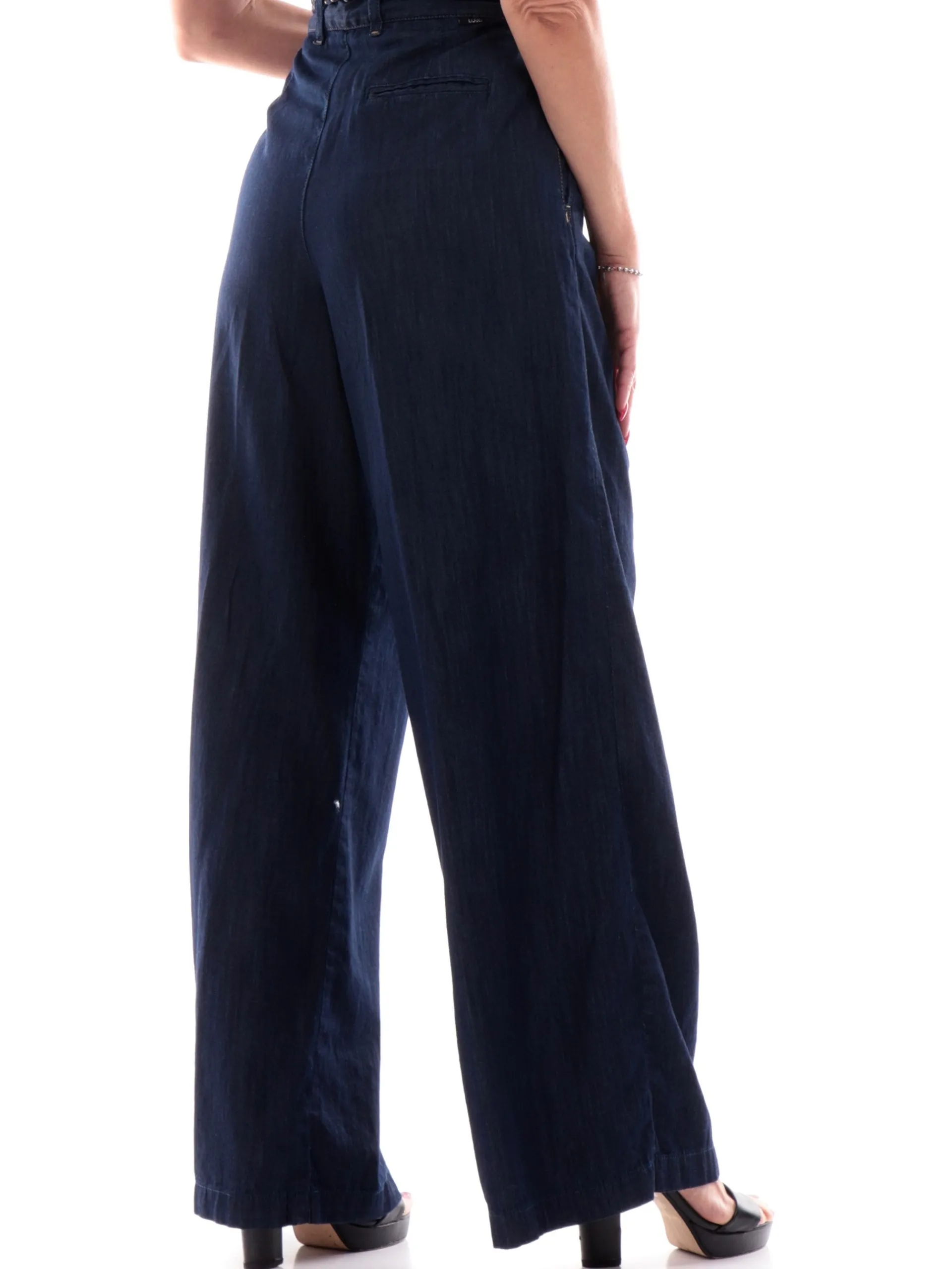 LIU JO MILANO Jeans*Jeans palazzo Liu Jo vita alta da donna vestibilità morbida UA5151D3202