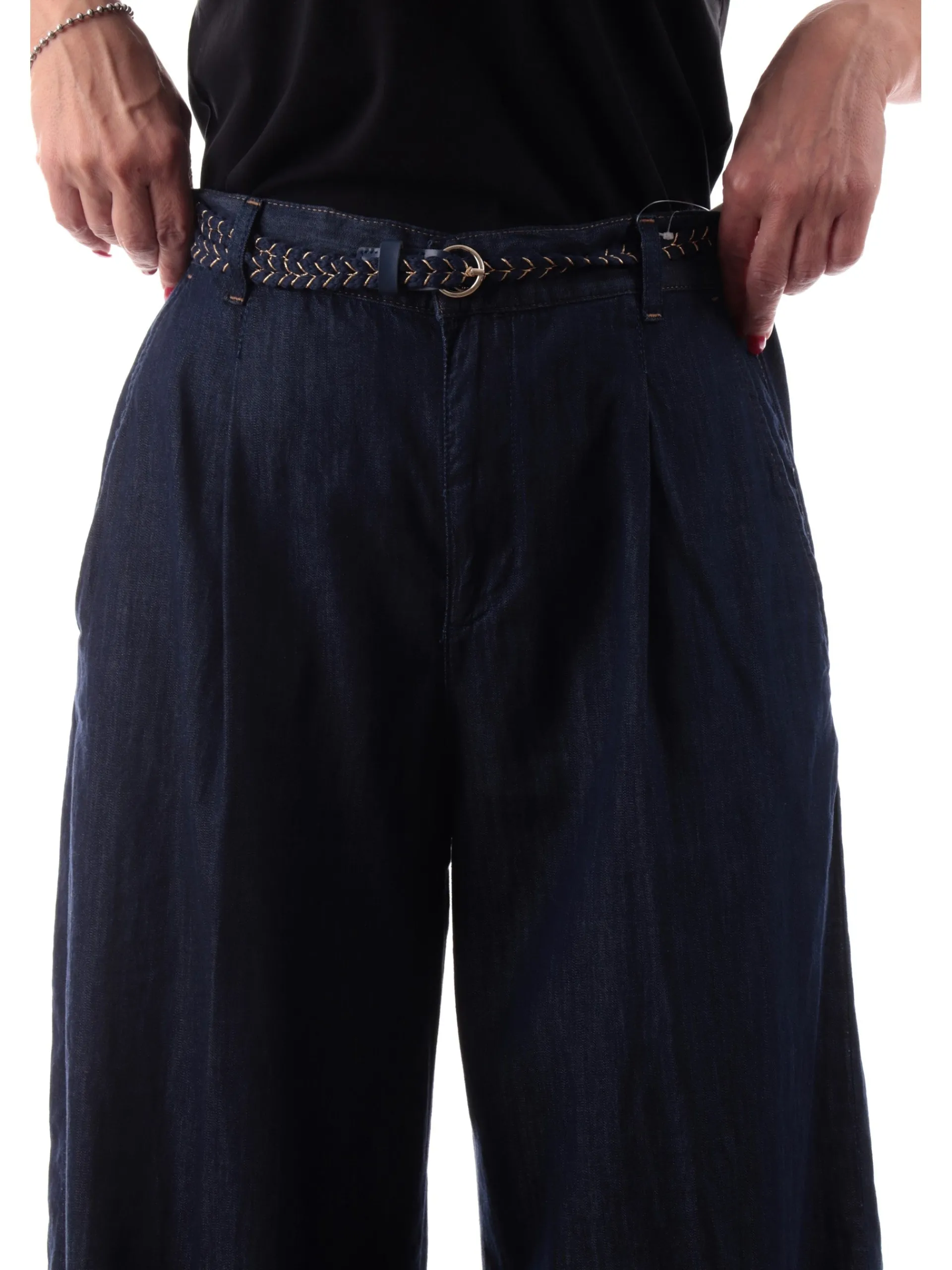 LIU JO MILANO Jeans*Jeans palazzo Liu Jo vita alta da donna vestibilità morbida UA5151D3202