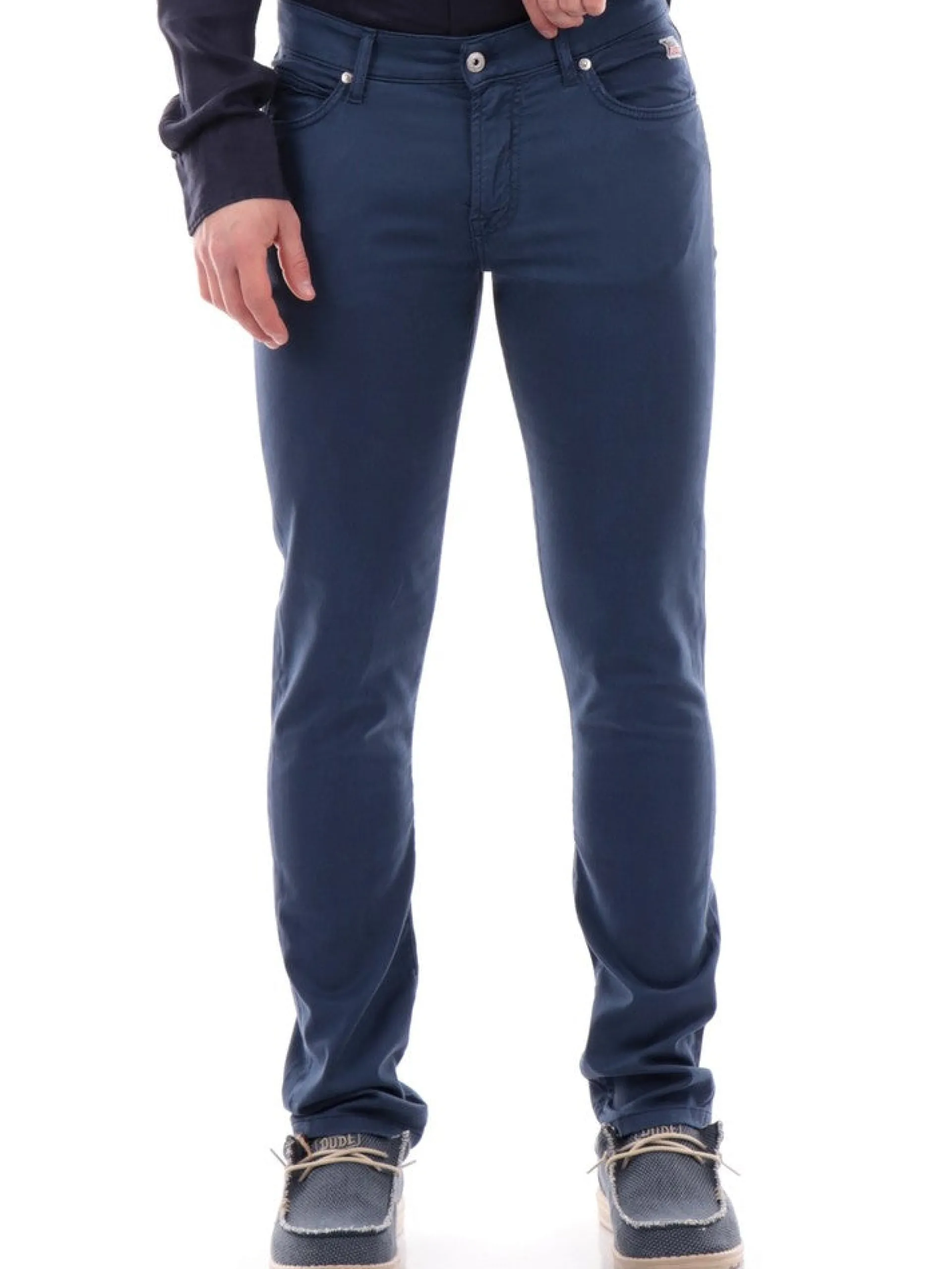 ROYROGERS Pantaloni*Jeans Roy Rogers blu da uomo 517 Plain Drill RU089P037127