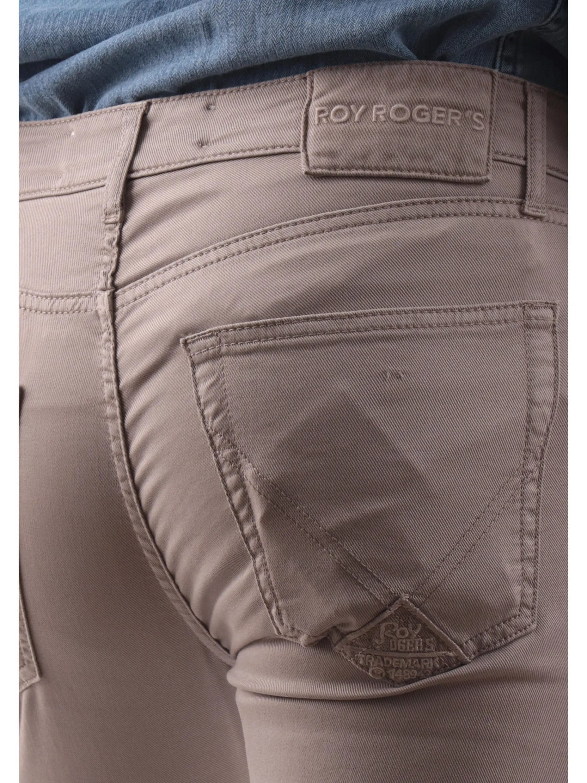 ROYROGERS Pantaloni*Jeans Roy Rogers grigi da uomo 517 Plain Drill RU089P0370127