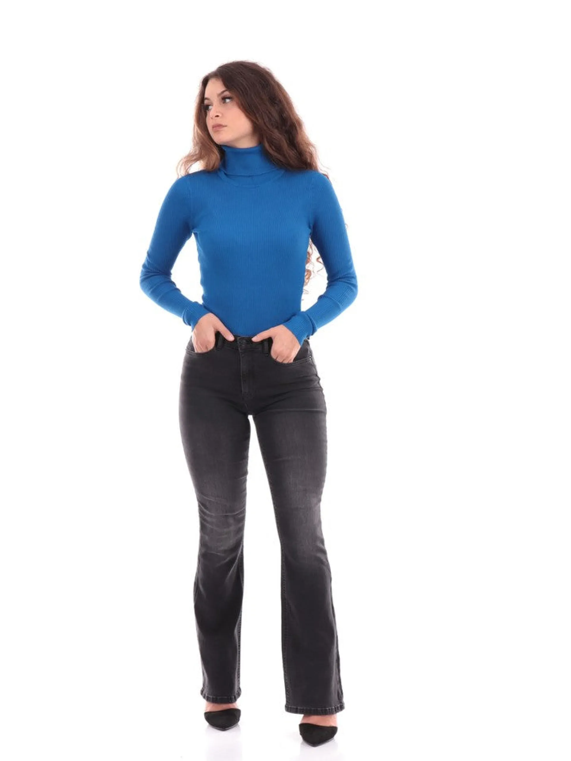 XT STUDIO Jeans*Jeans XT neri da donna a zampa Bootcut WVA001D40193