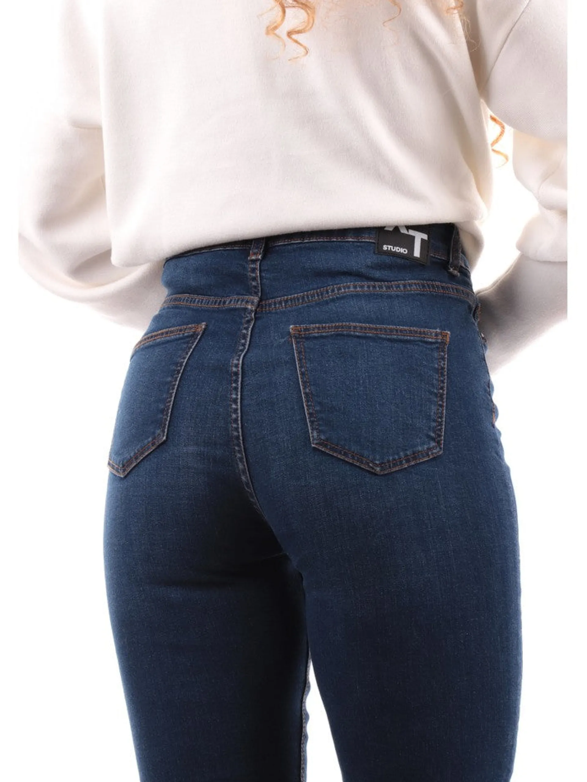 XT STUDIO Jeans*Jeans blu scuro da donna High Waist Skinny SV1001D45502