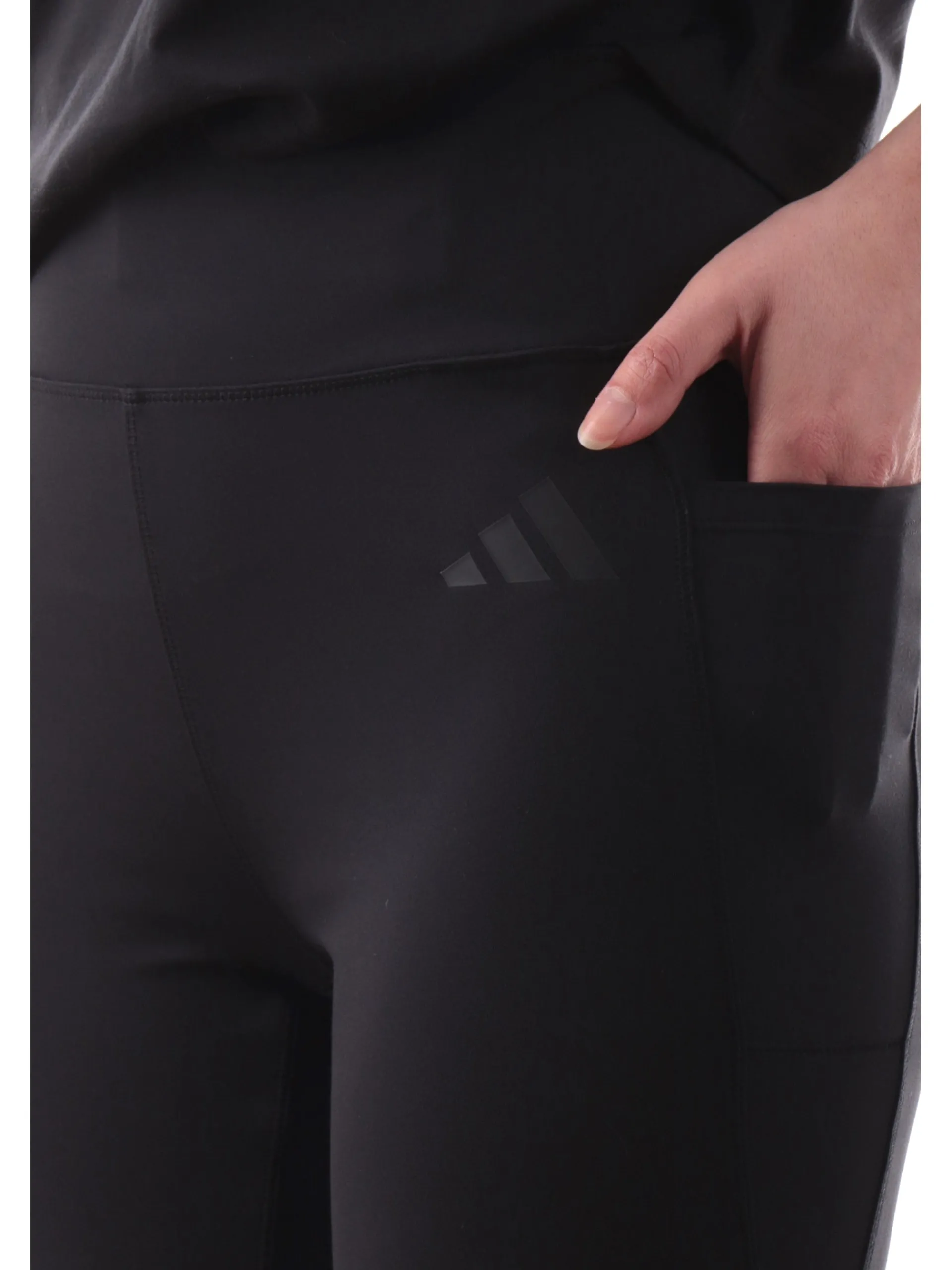 ADIDAS EQUIPMENT Leggings*Leggings Adidas neri da donna con logo Adidas stampato JF3414