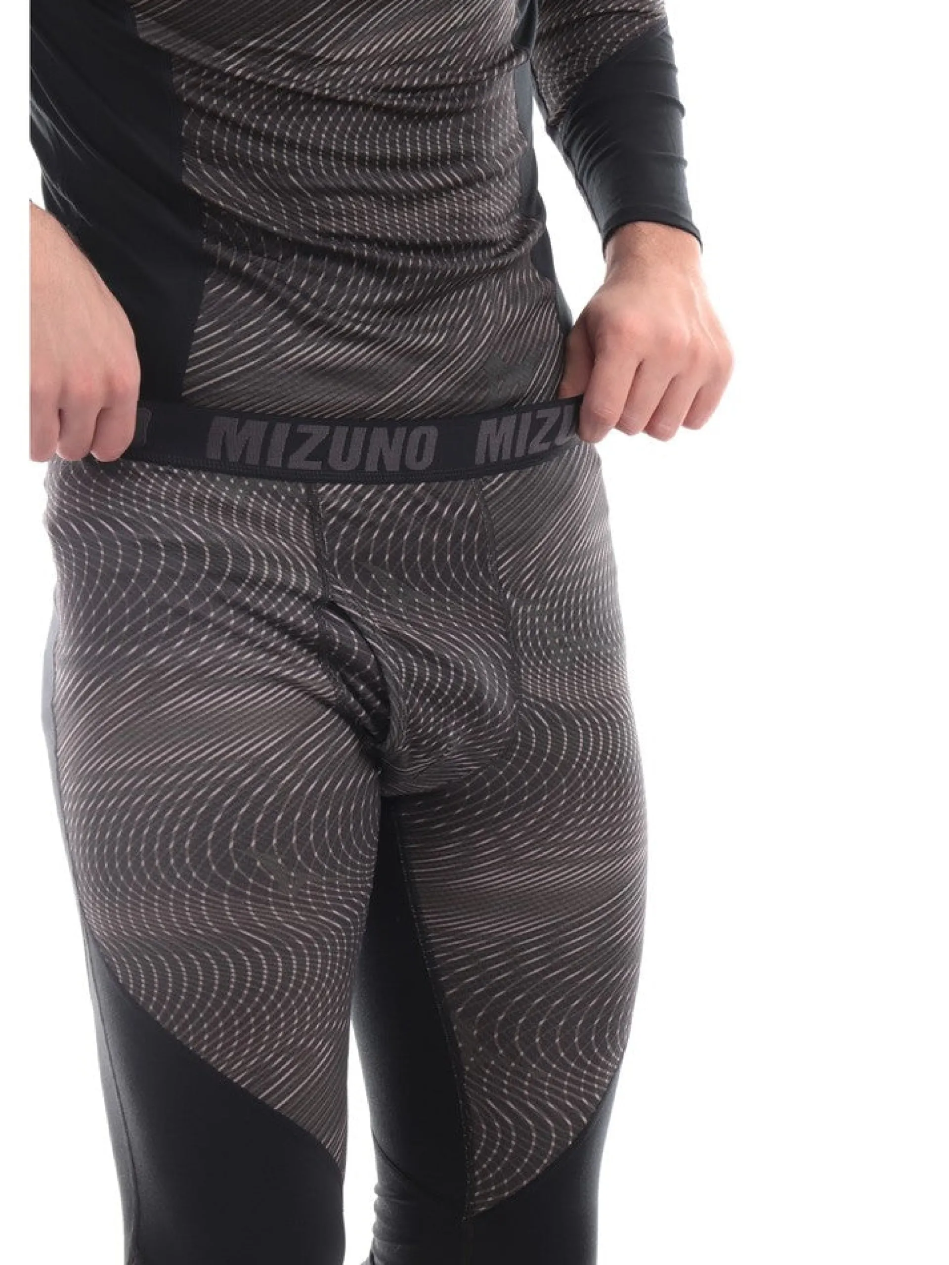 MIZUNO Abbigliamento*Leggings da neve neri da uomo Bt Virtual Body G3 long Tight A2GB1520