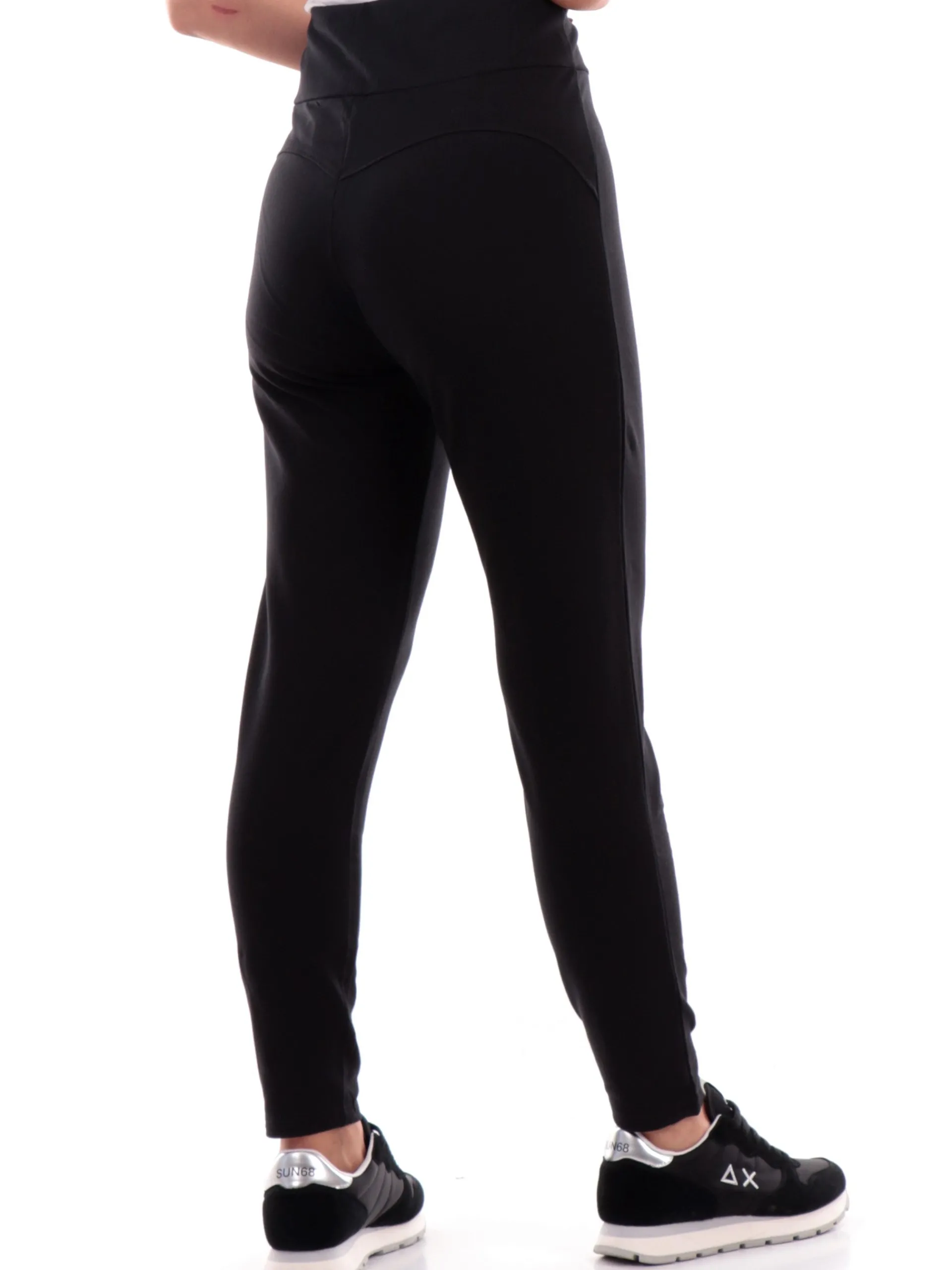 FREDDY Leggings*Leggings neri da donna logo con strass F4WCRP13