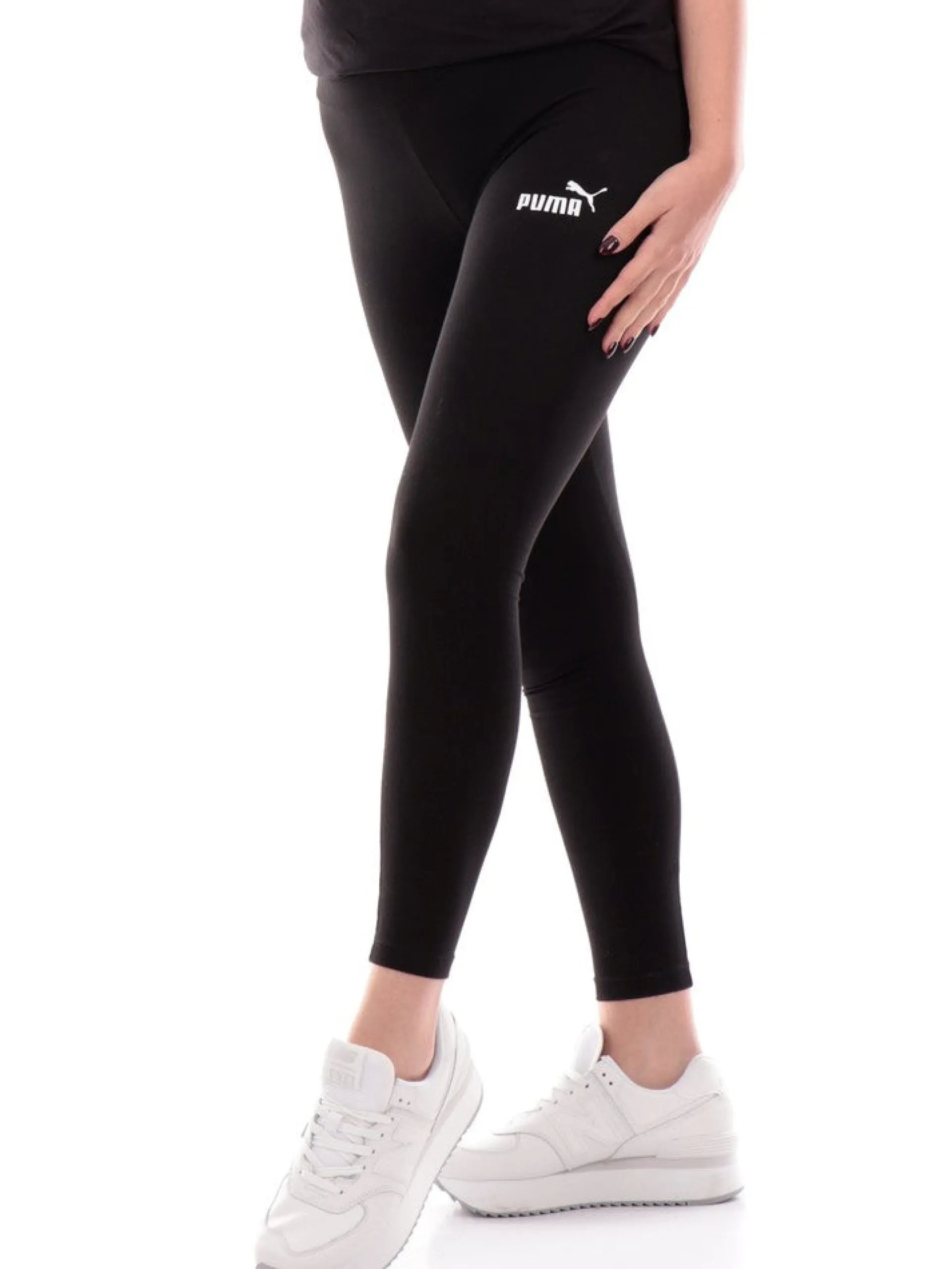 PUMA Leggings*Leggings da donna nero con logo