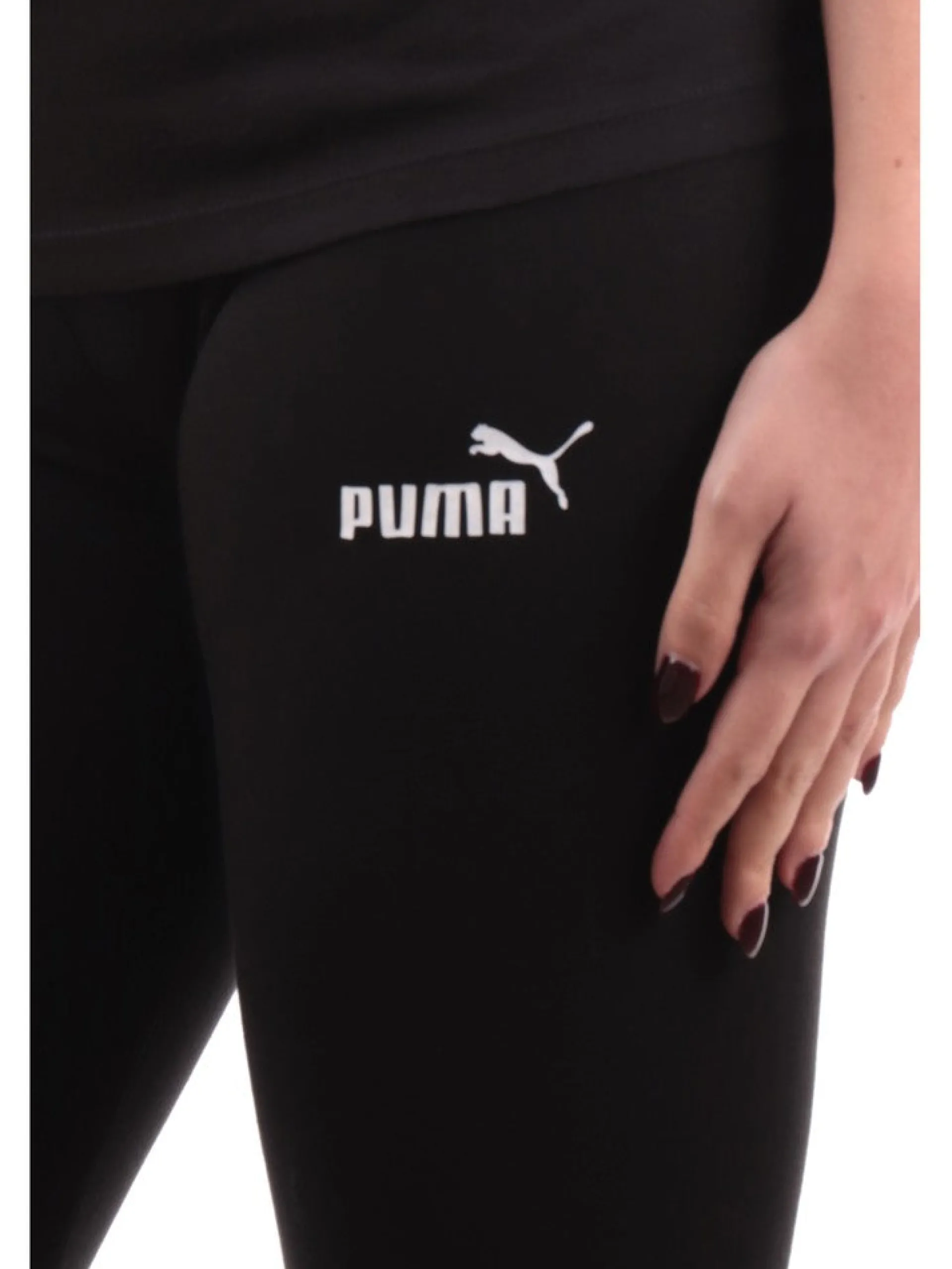 PUMA Leggings*Leggings da donna nero con logo