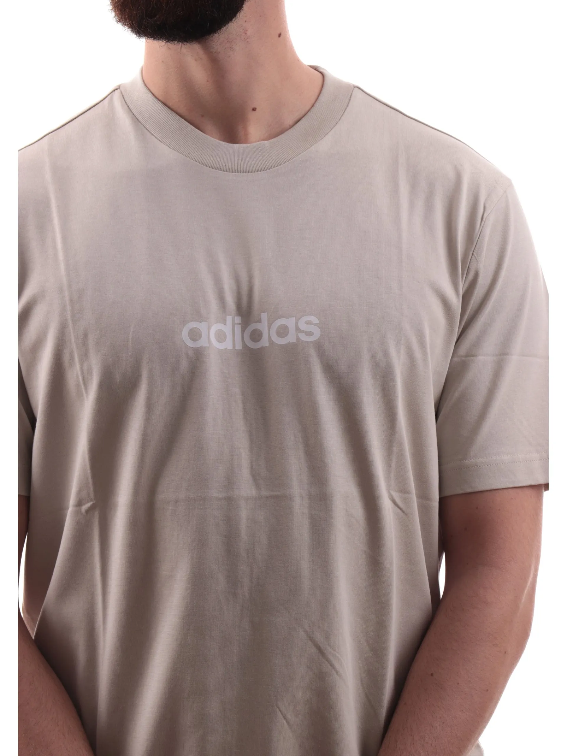 ADIDAS EQUIPMENT T-Shirt*Maglia Adidas beige da uomo logo Adidas bianco JE9007