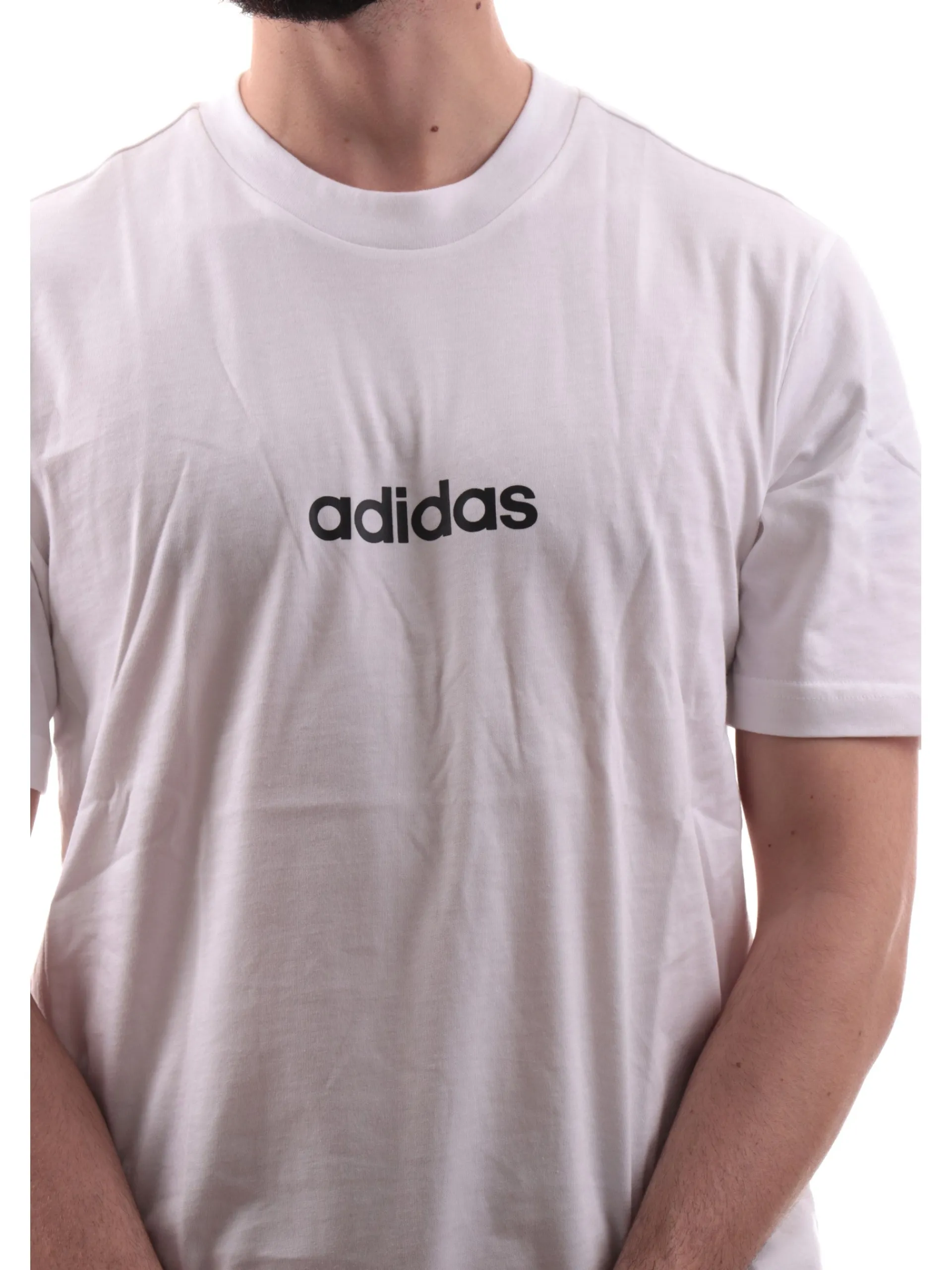 ADIDAS EQUIPMENT T-Shirt*Maglia Adidas bianca da uomo logo Adidas nero JE9000