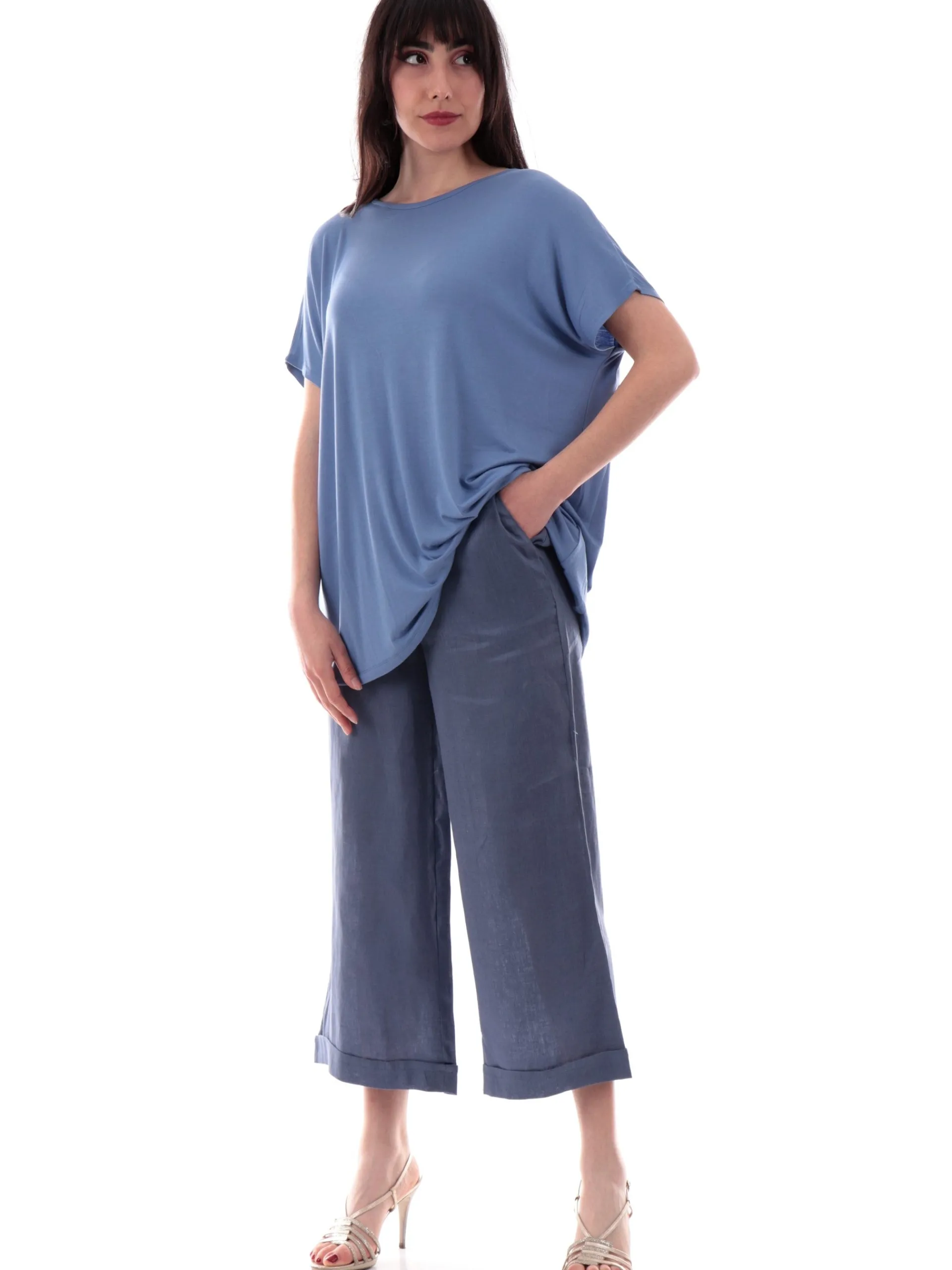 ANIS Maglie*Maglia celeste da donna 251W1346291