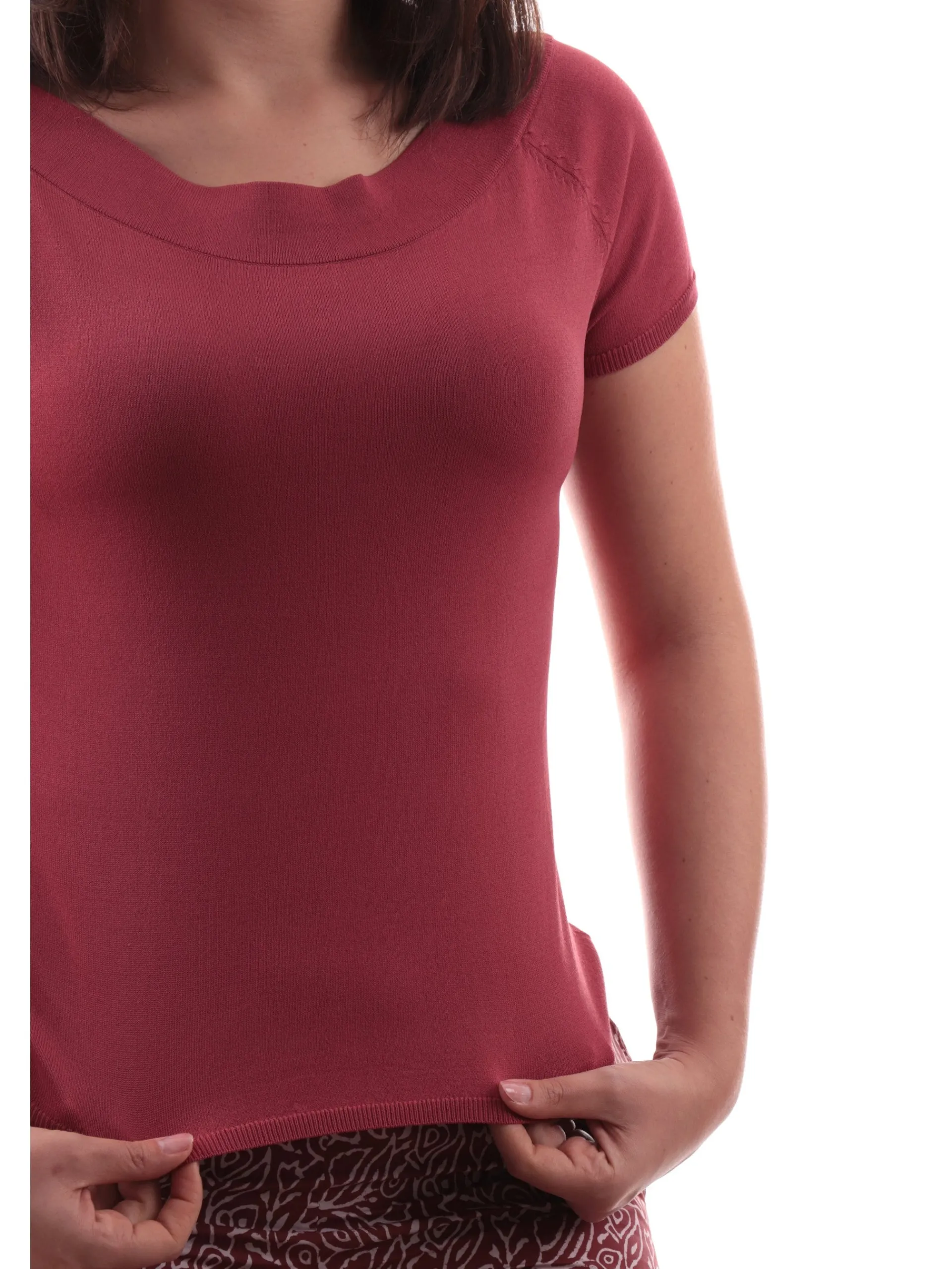 ANIS Maglie*Maglia fucsia maniche aletta da donna Shiffer 251W6022