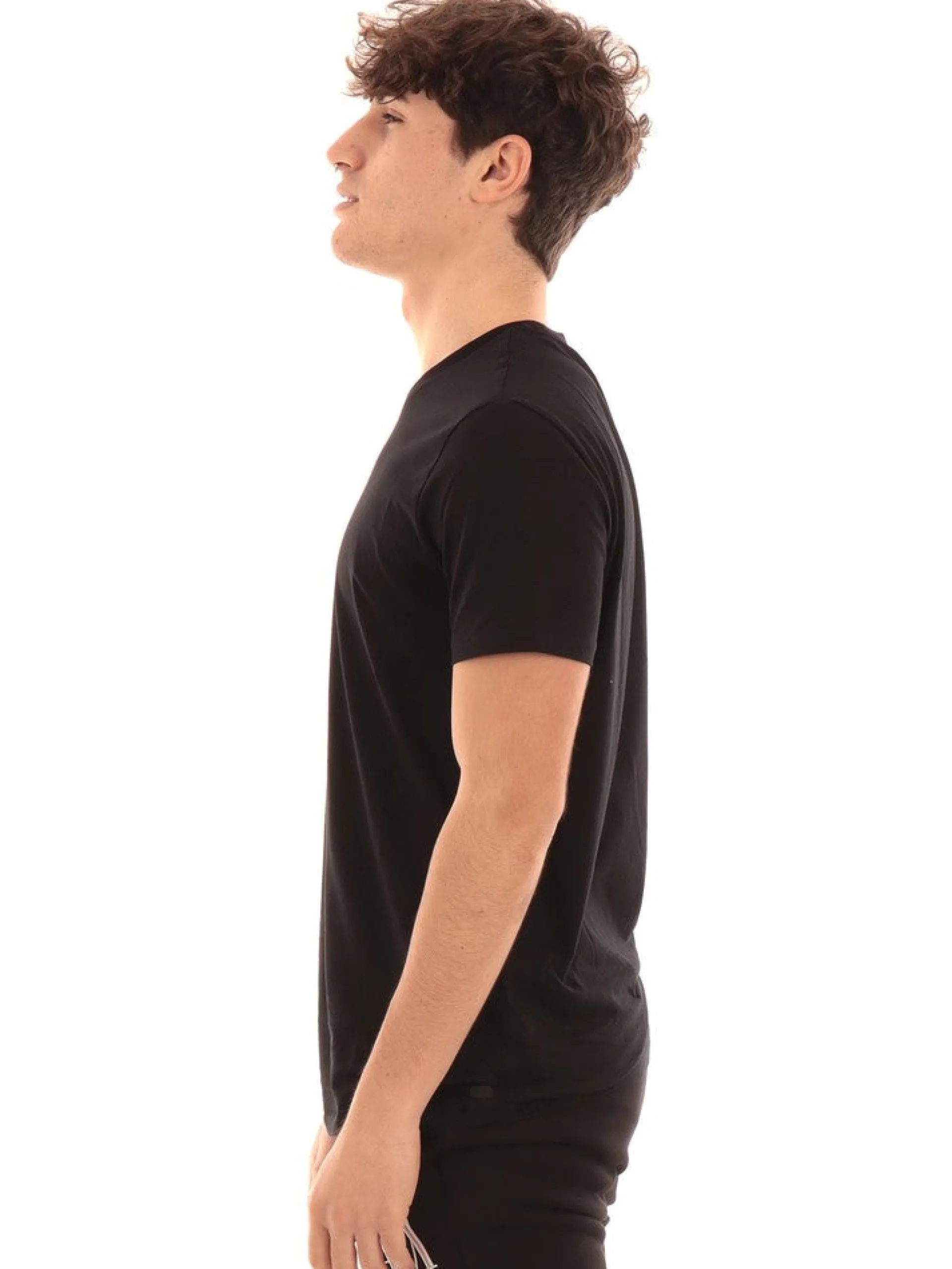 ARMANI EXCHANGE T-Shirt*Maglia AX nera da uomo 8NZT74ZJA5Z