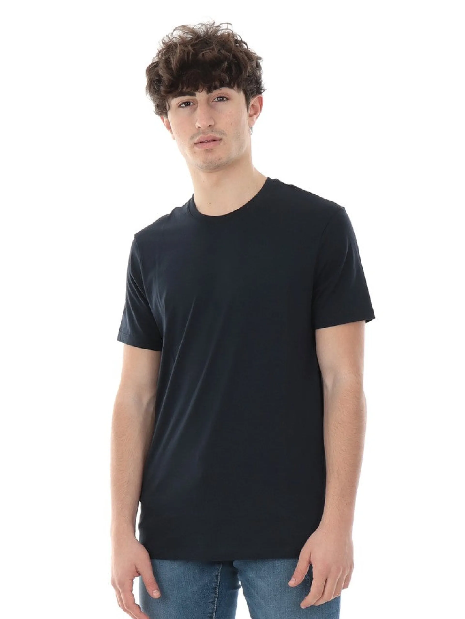 ARMANI EXCHANGE T-Shirt*Maglia AX blu da uomo 8NZT74ZJA5Z