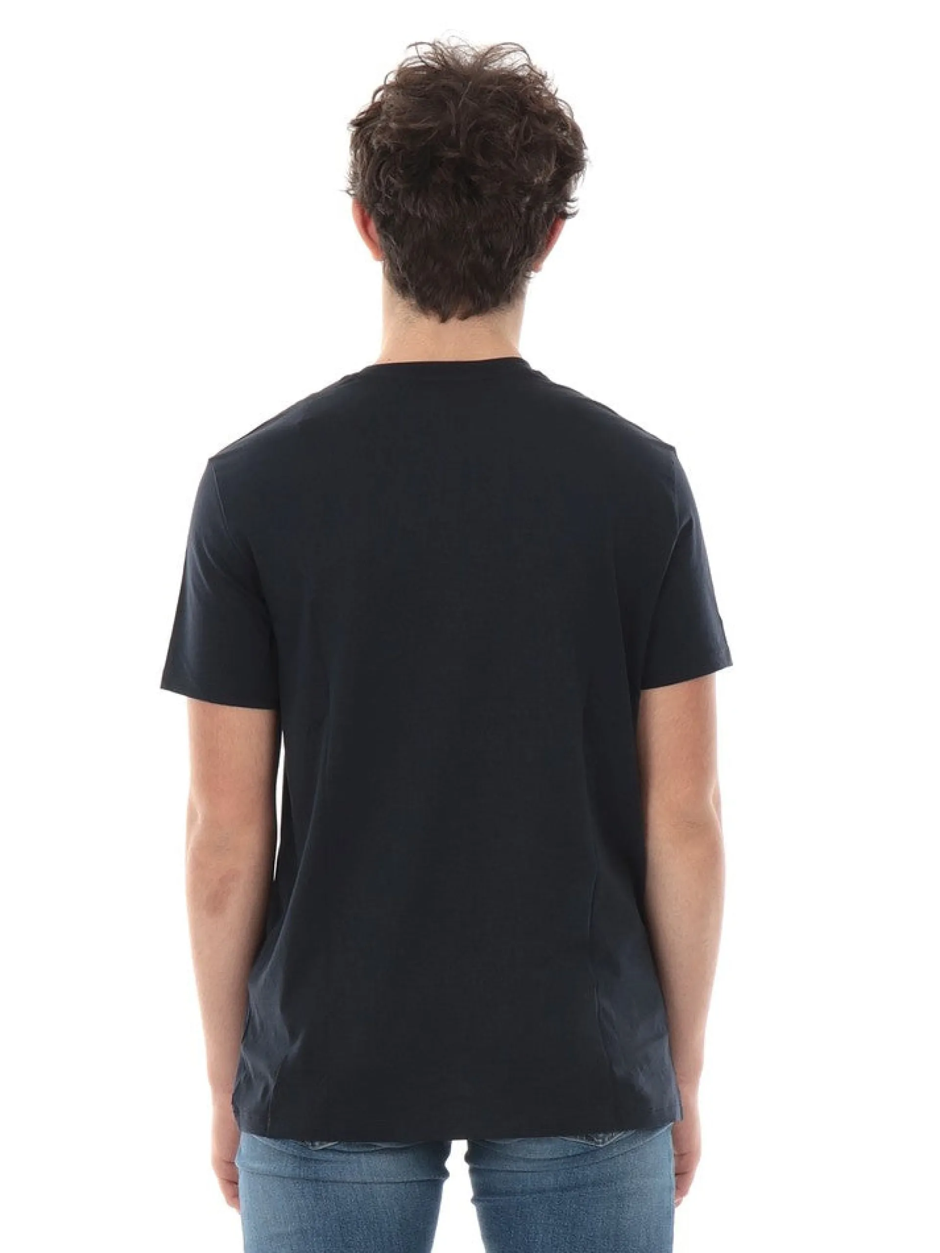 ARMANI EXCHANGE T-Shirt*Maglia AX blu da uomo 8NZT74ZJA5Z