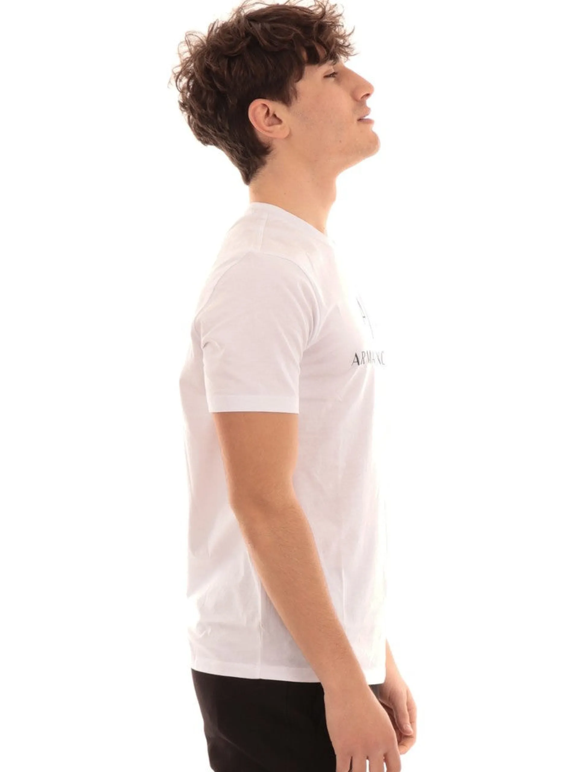 ARMANI EXCHANGE T-Shirt*Maglia AX bianca da uomo 8NZTCJZ8H4Z