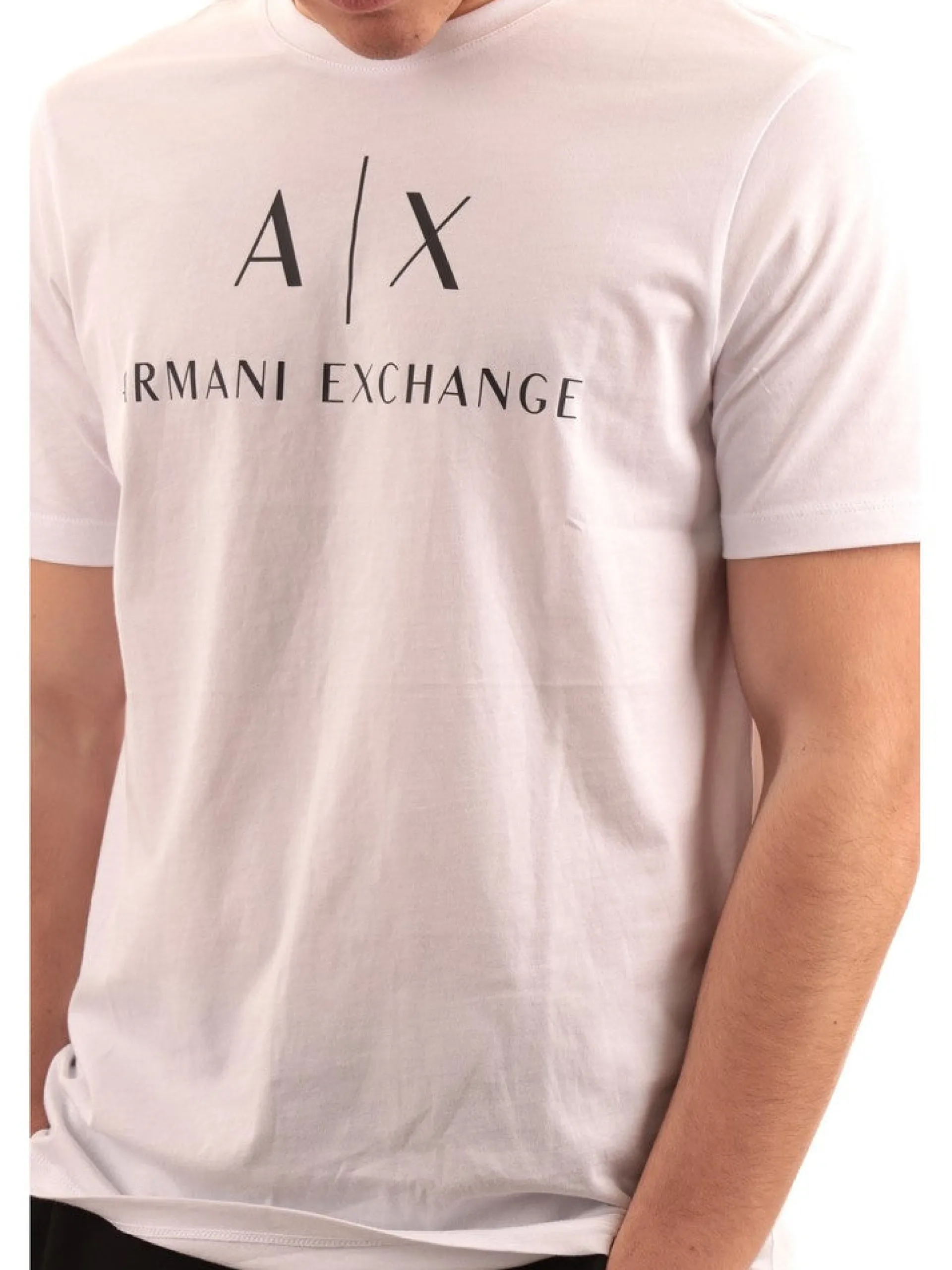 ARMANI EXCHANGE T-Shirt*Maglia AX bianca da uomo 8NZTCJZ8H4Z