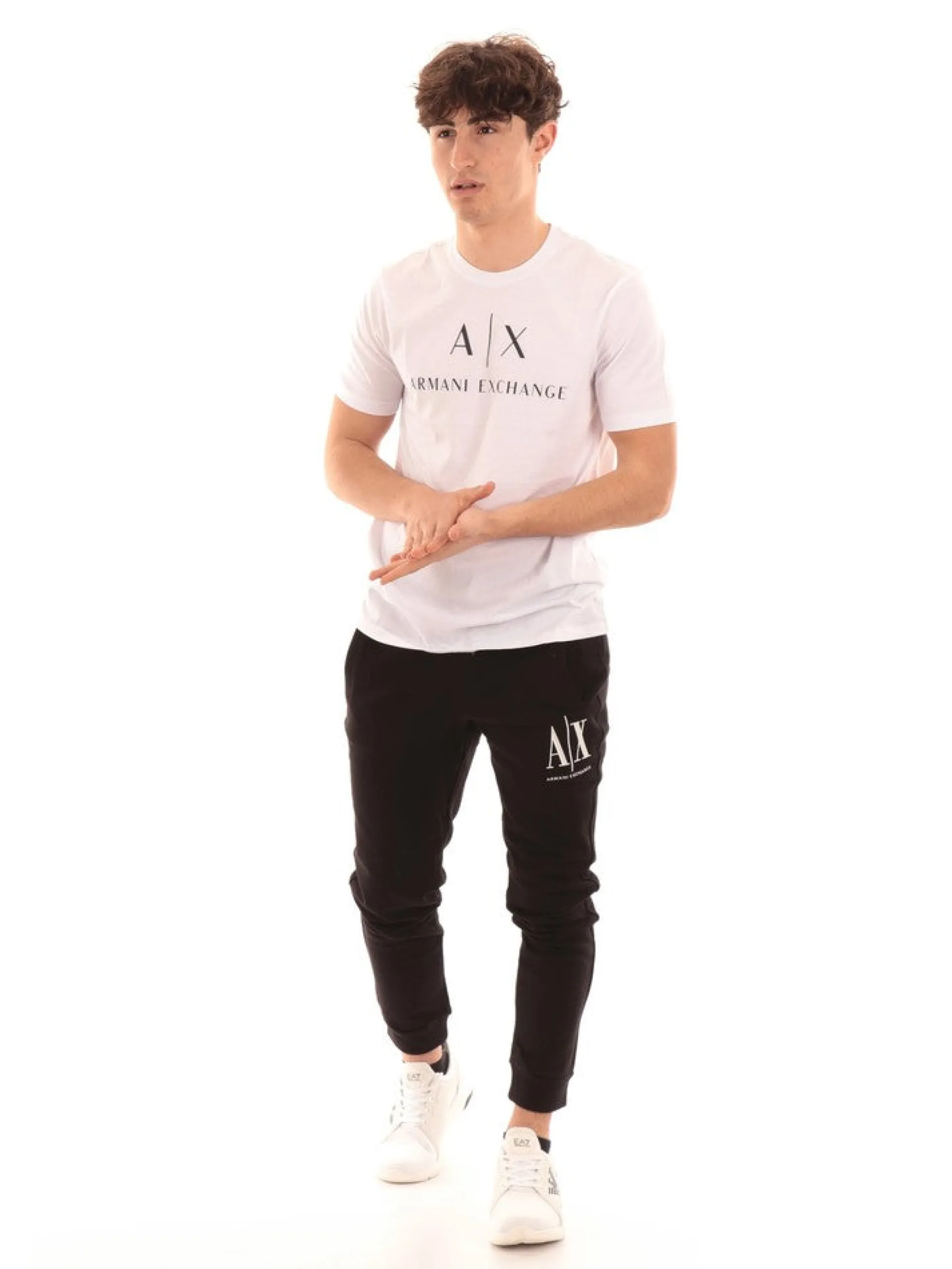 ARMANI EXCHANGE T-Shirt*Maglia AX bianca da uomo 8NZTCJZ8H4Z
