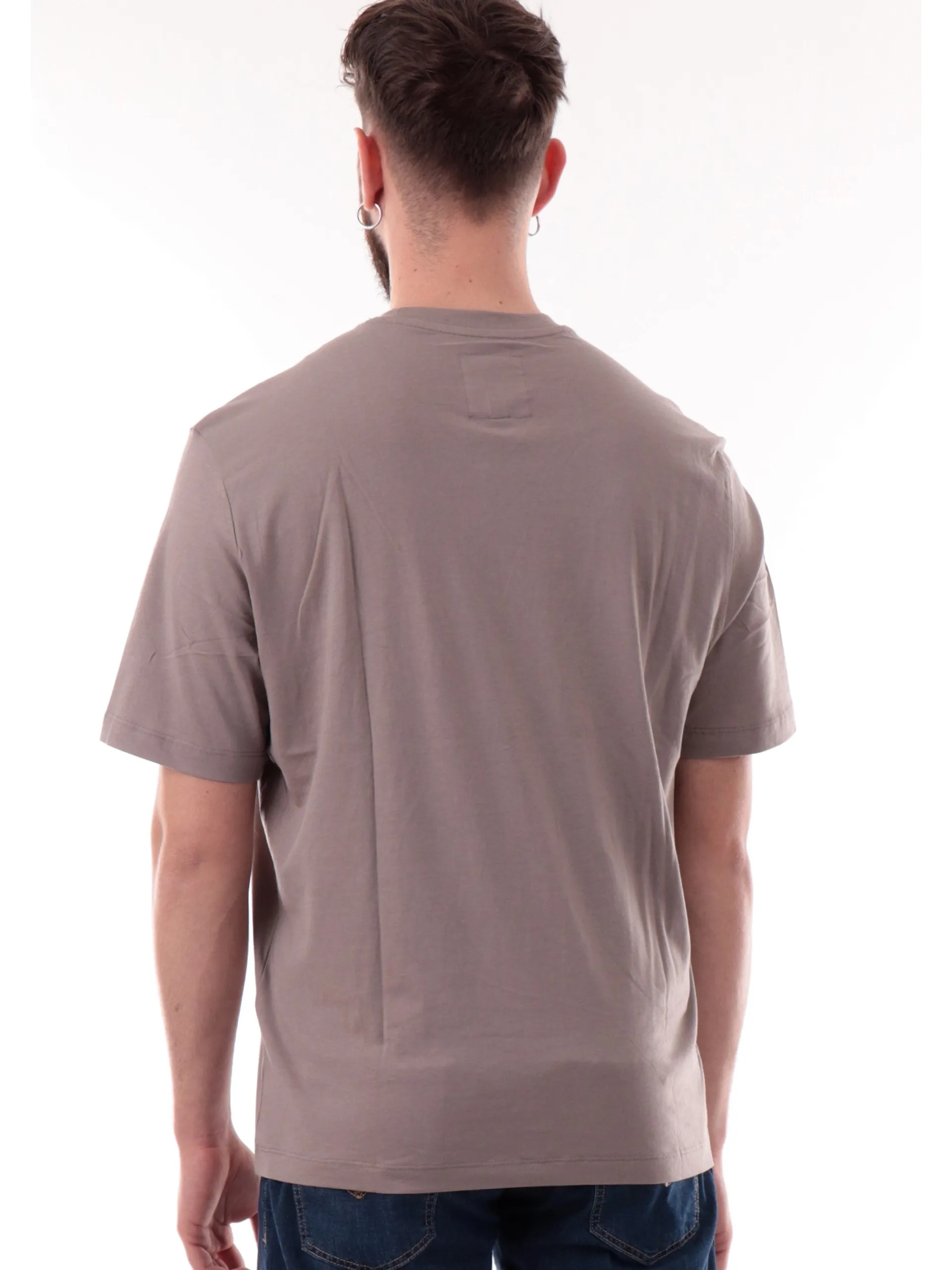 ARMANI EXCHANGE T-Shirt*Maglia AX marrone da uomo con taschino XM000366AF12308