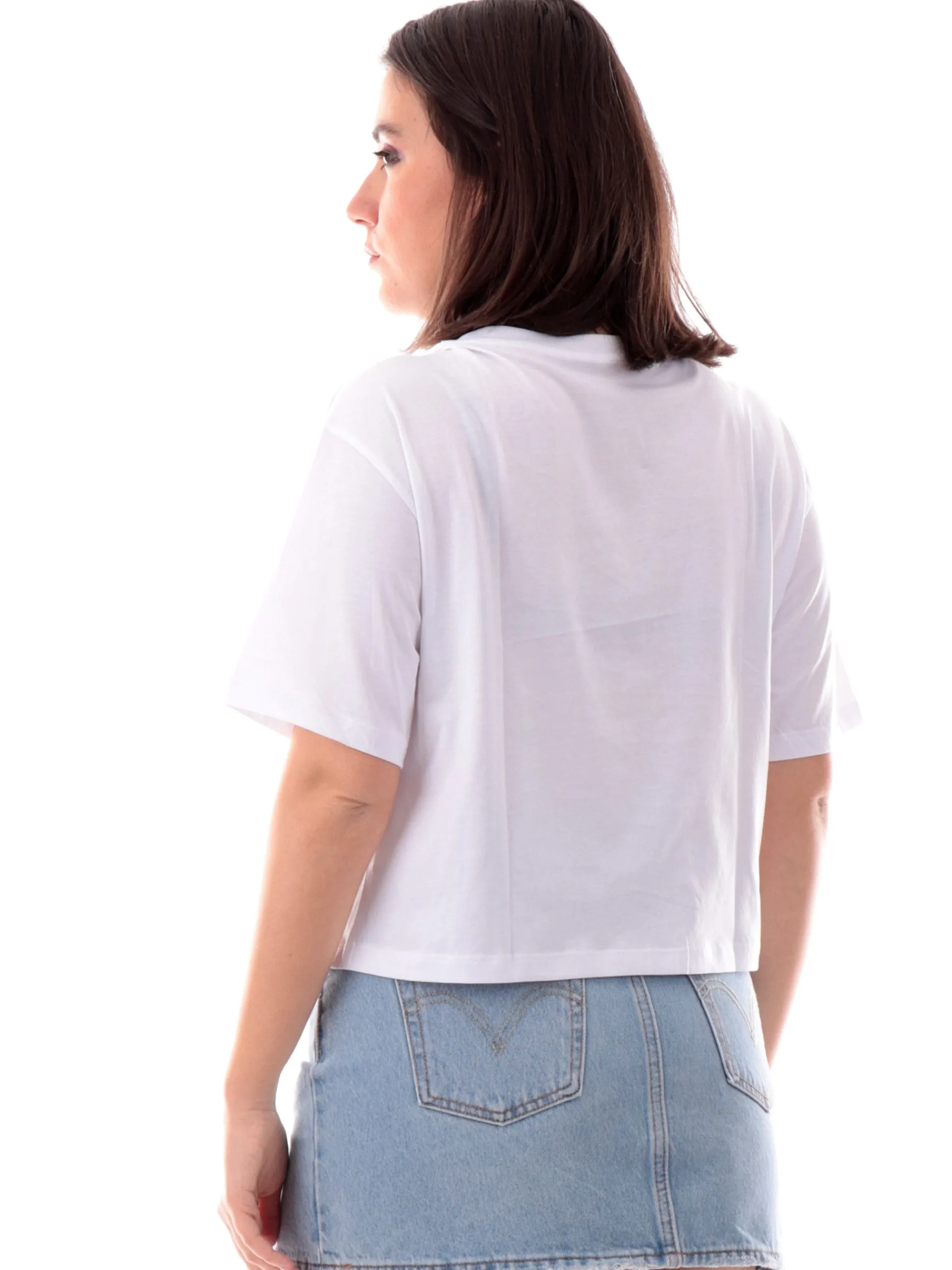 ARMANI EXCHANGE T-Shirt*Maglia AX bianca girocollo da donna con stampa Armani XW000520AF10359 U0002