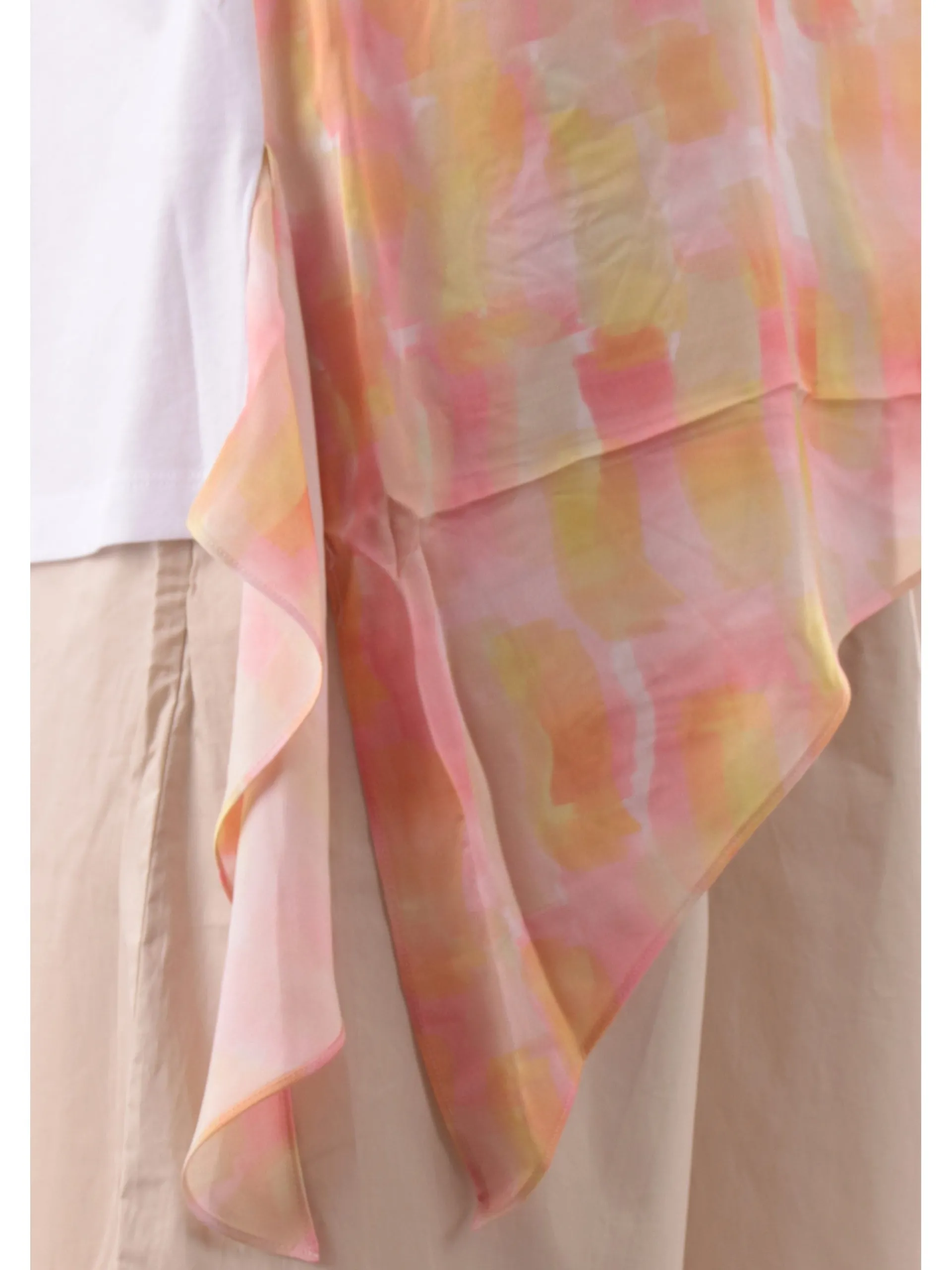 ARMANI EXCHANGE Maglie*Maglia AX bianca da donna in doppio tessuto
