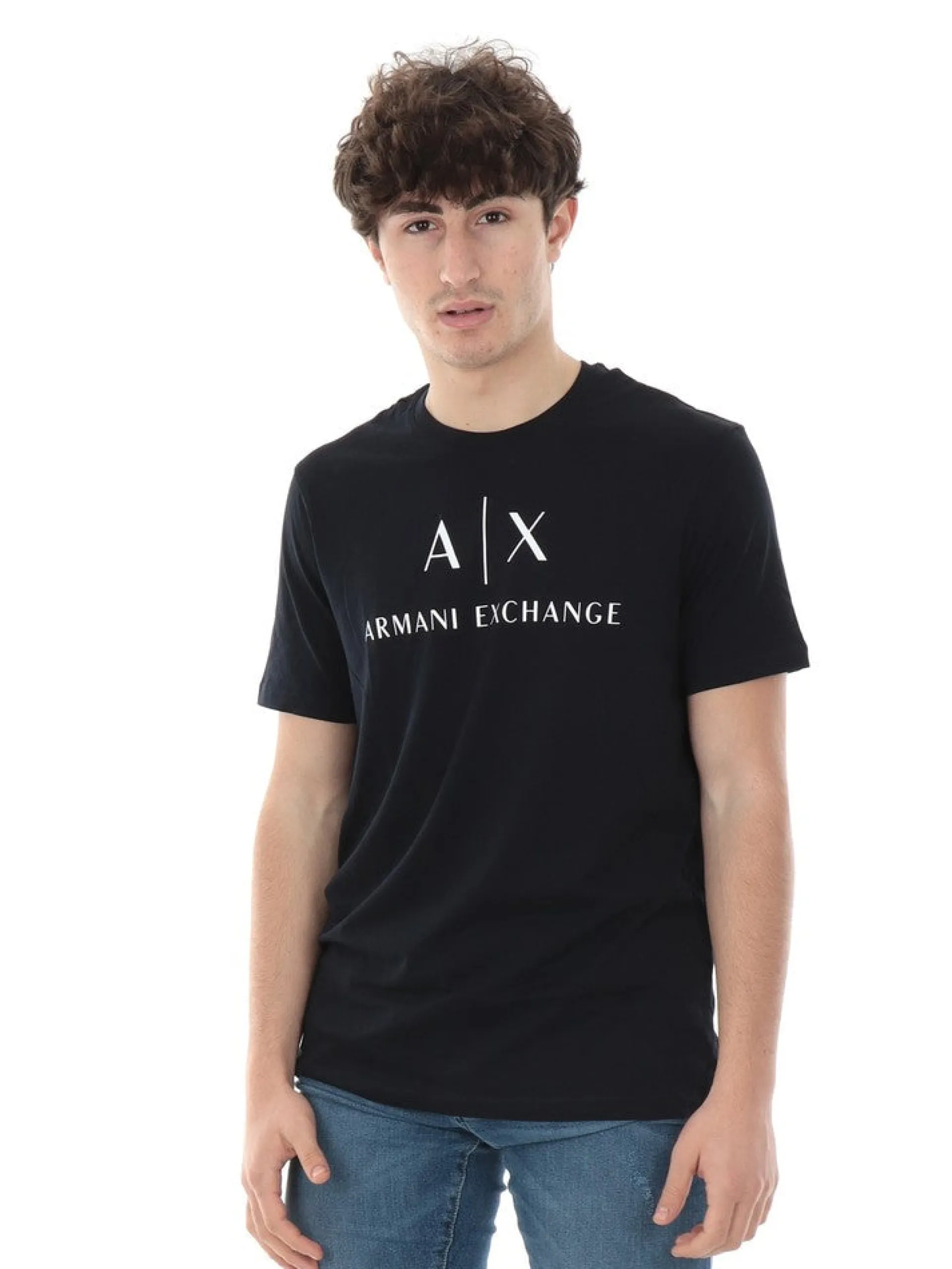 ARMANI EXCHANGE T-Shirt*Maglia blu da uomo 8NZTCJZ8H4Z