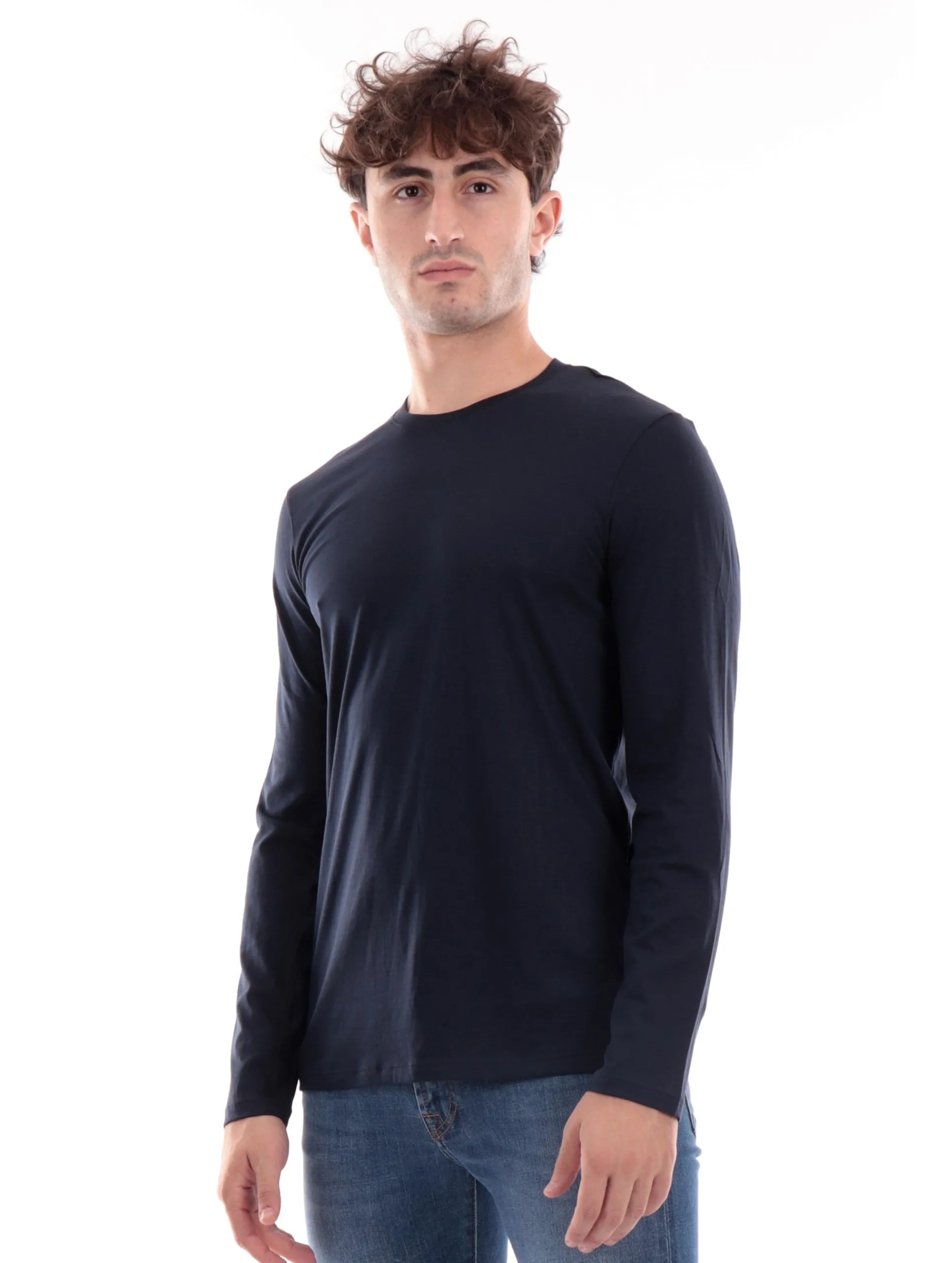 ARMANI EXCHANGE T-Shirt*Maglia blu da uomo 8NZM77ZJA5Z