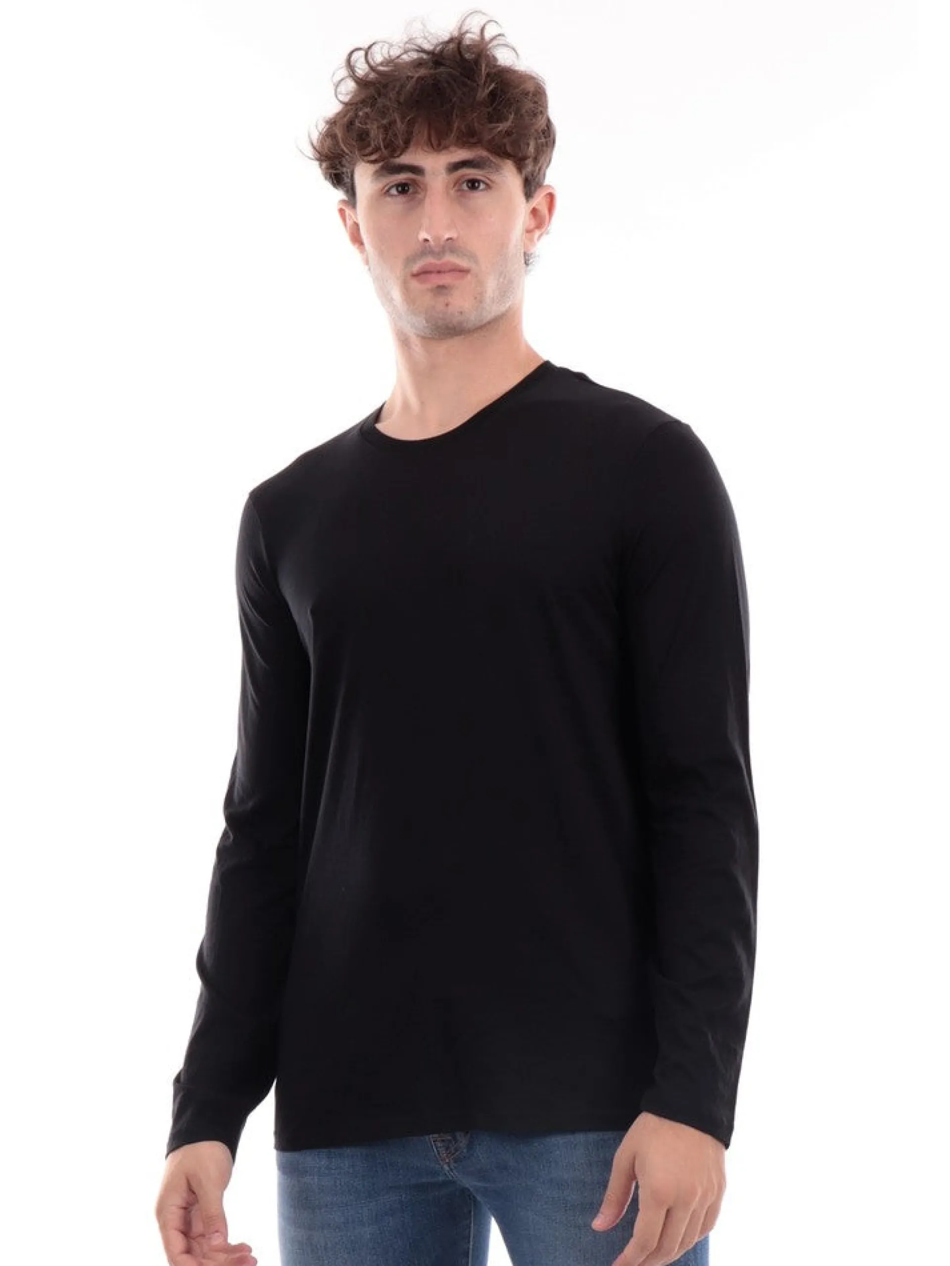 ARMANI EXCHANGE T-Shirt*Maglia nera da uomo 8NZM77ZJA5Z