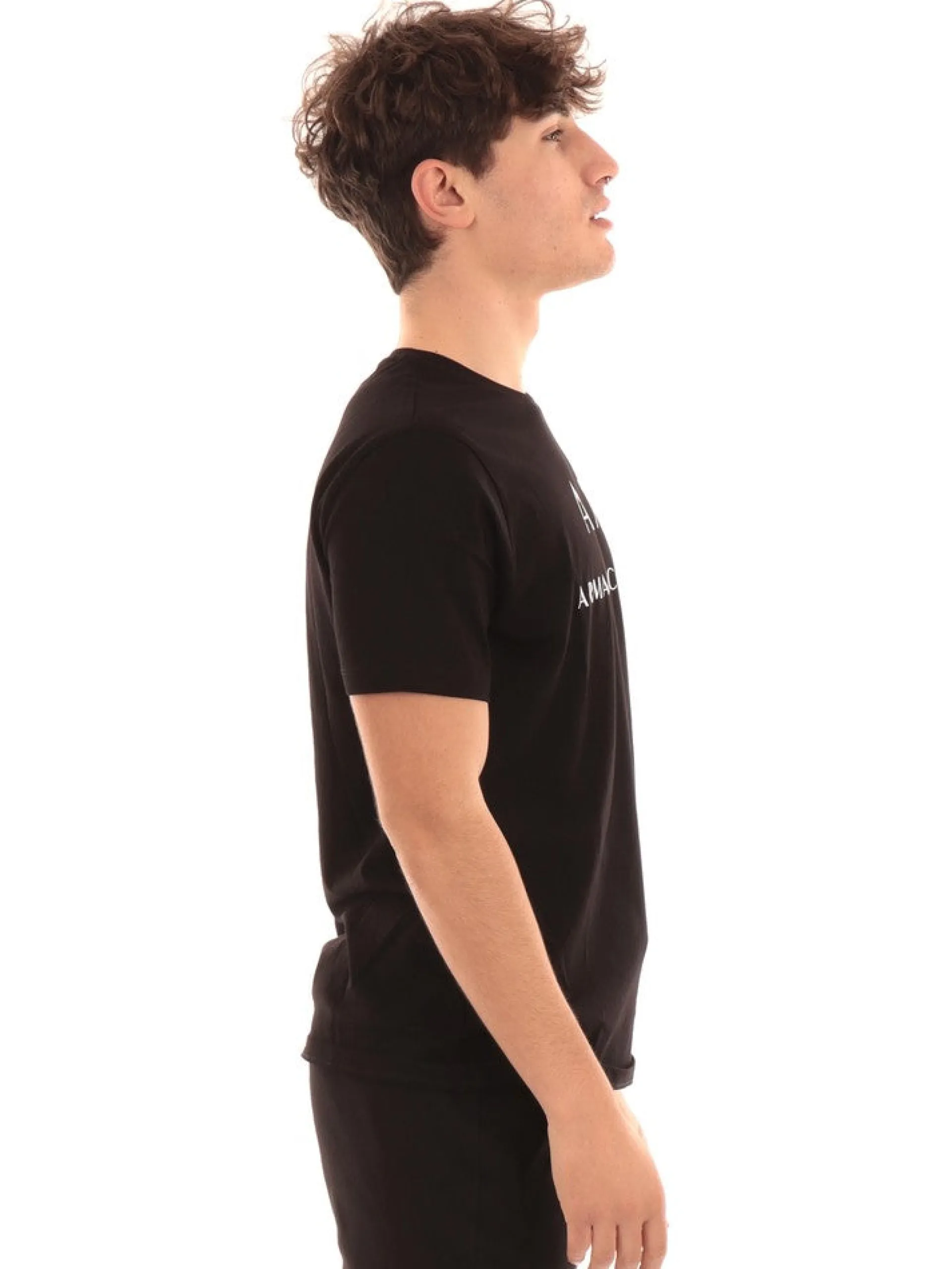 ARMANI EXCHANGE T-Shirt*Maglia nera da uomo 8NZTCJZ8H4Z