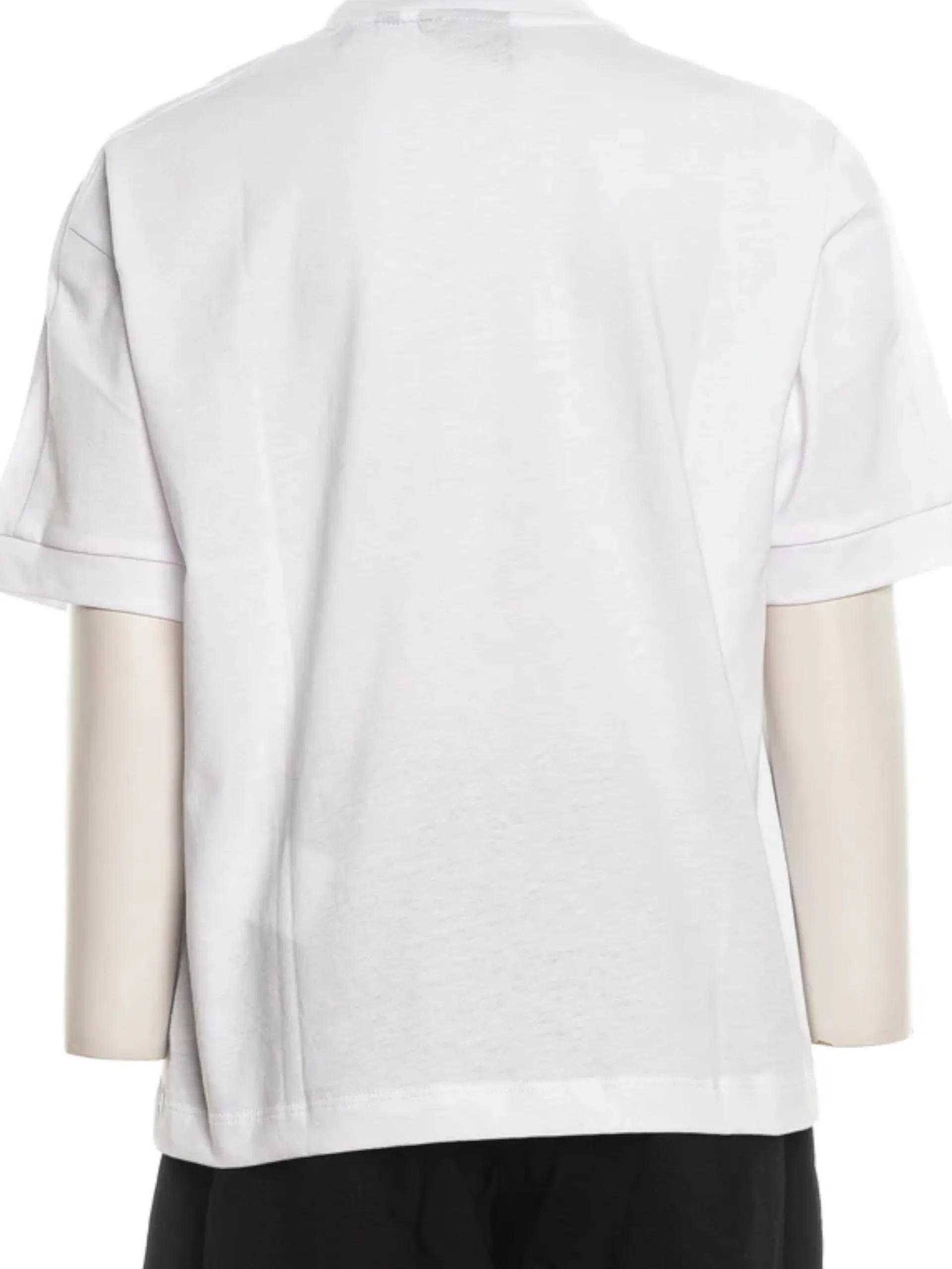 EMPORIO ARMANI 7 T-Shirt*Maglia Emporio Armani EA7 bianca da bambino bande logate 7B000054AF10378 U0002