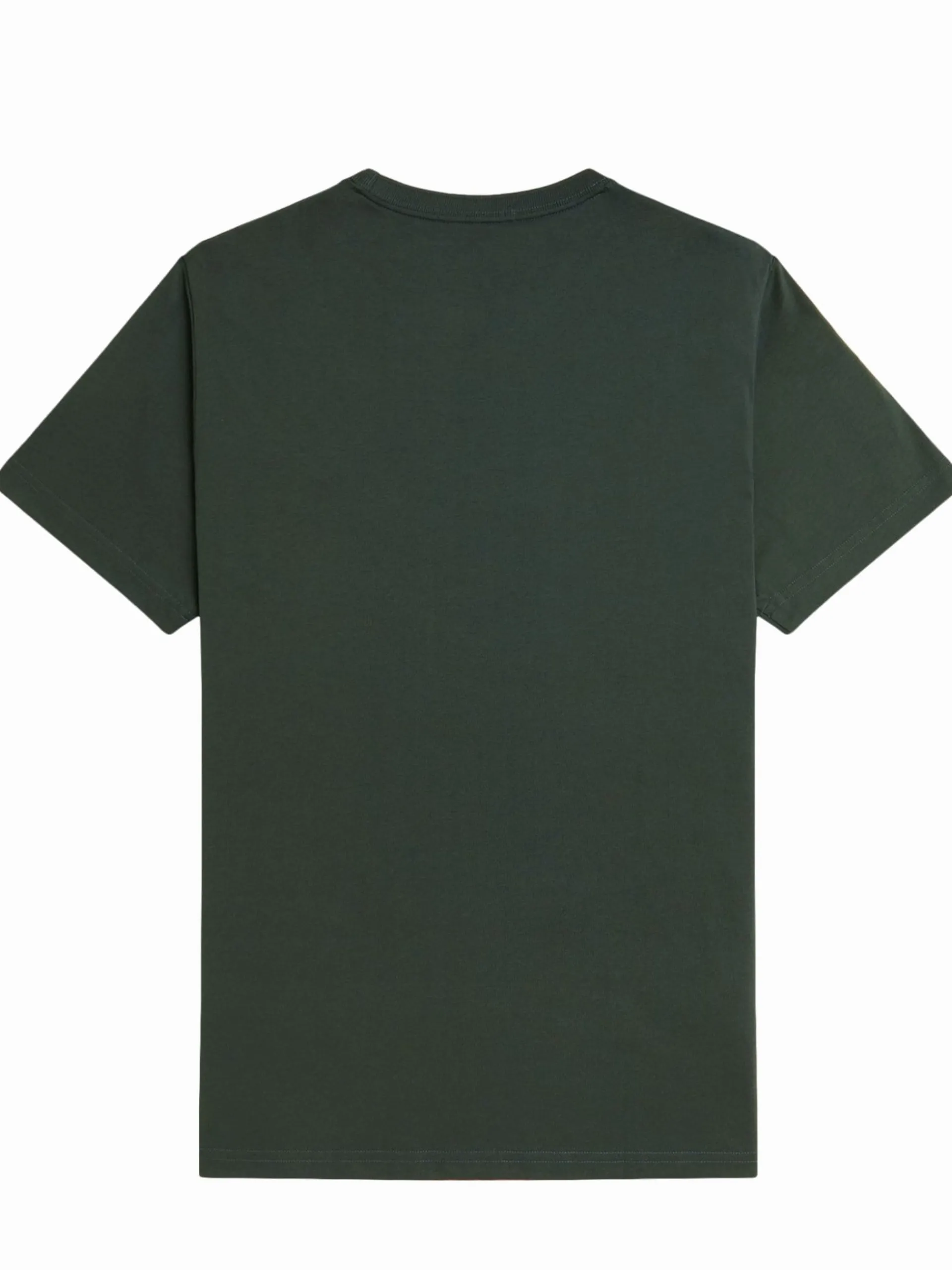 FRED PERRY T-Shirt*Maglia verde da uomo logo oro Crew Neck M1600