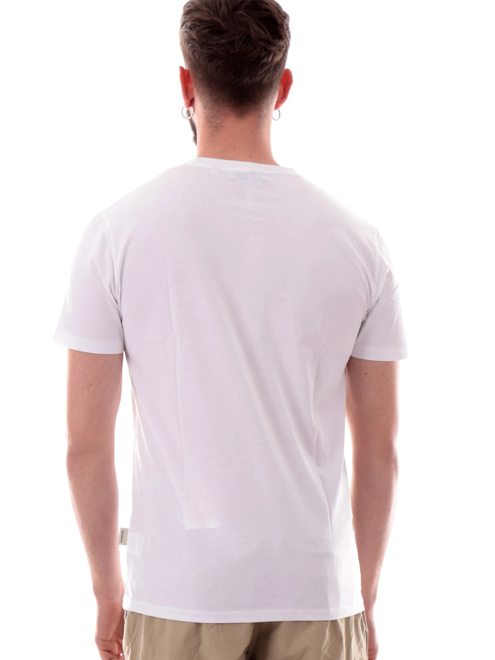 GIANNI LUPO T-Shirt*Maglia bianca girocollo da uomo maniche corte GL1078FS25