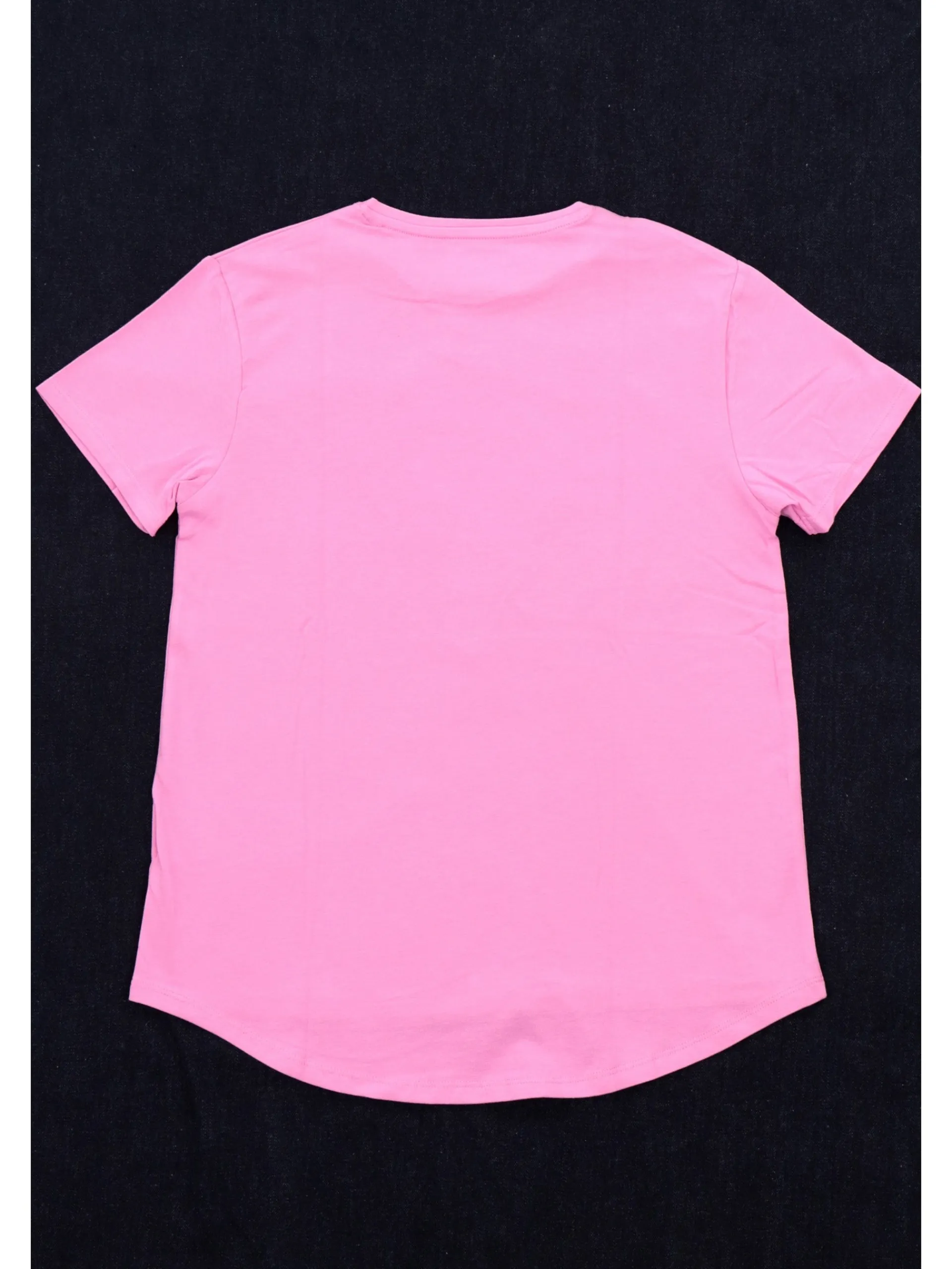 GUESS T-Shirt*Maglia rosa da bambina con stampa glitterata J3RI32K6YW1