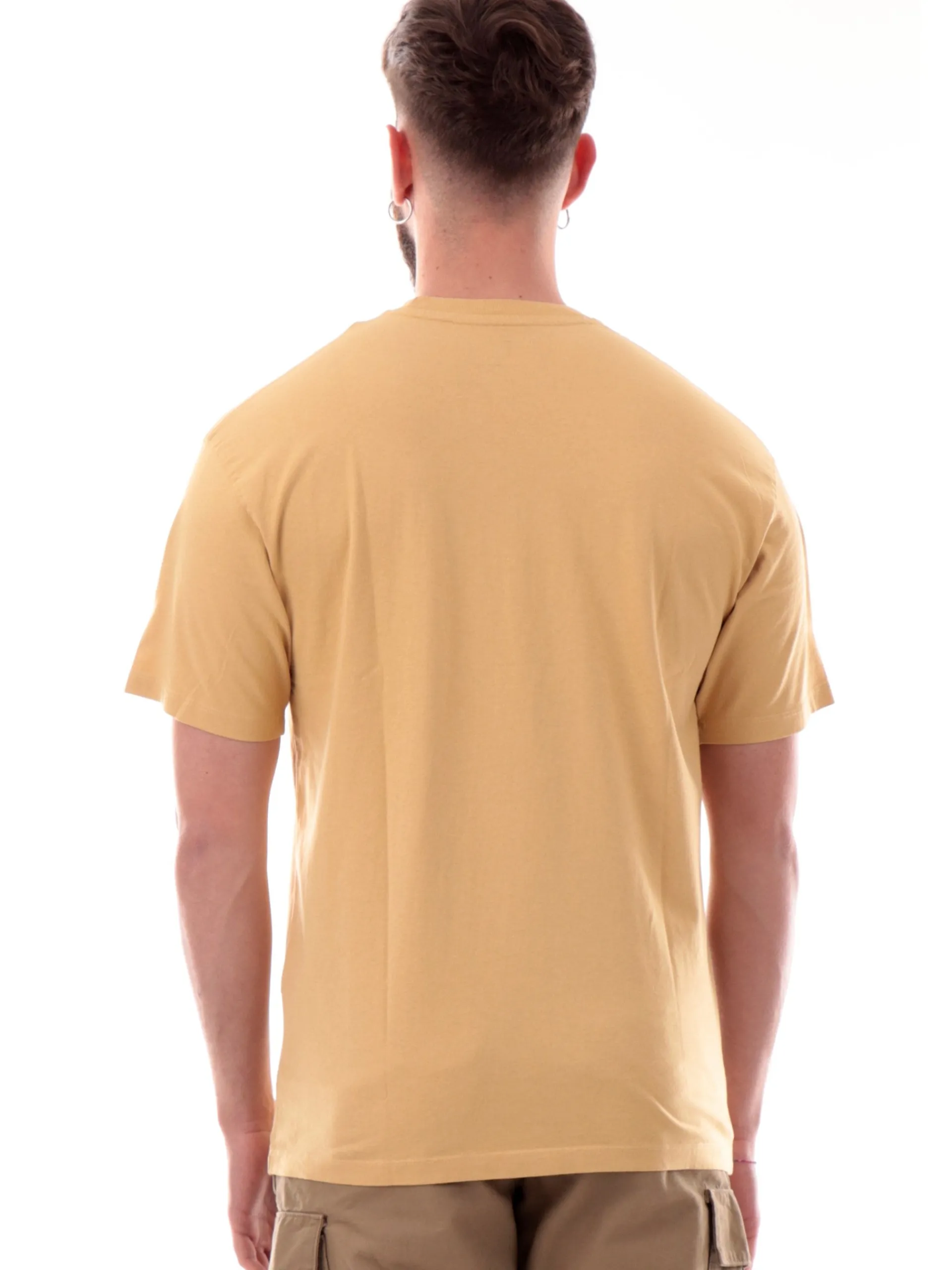 JACK&JONES T-Shirt*Maglia Jack Jones beige da uomo maxi stampa 12274595