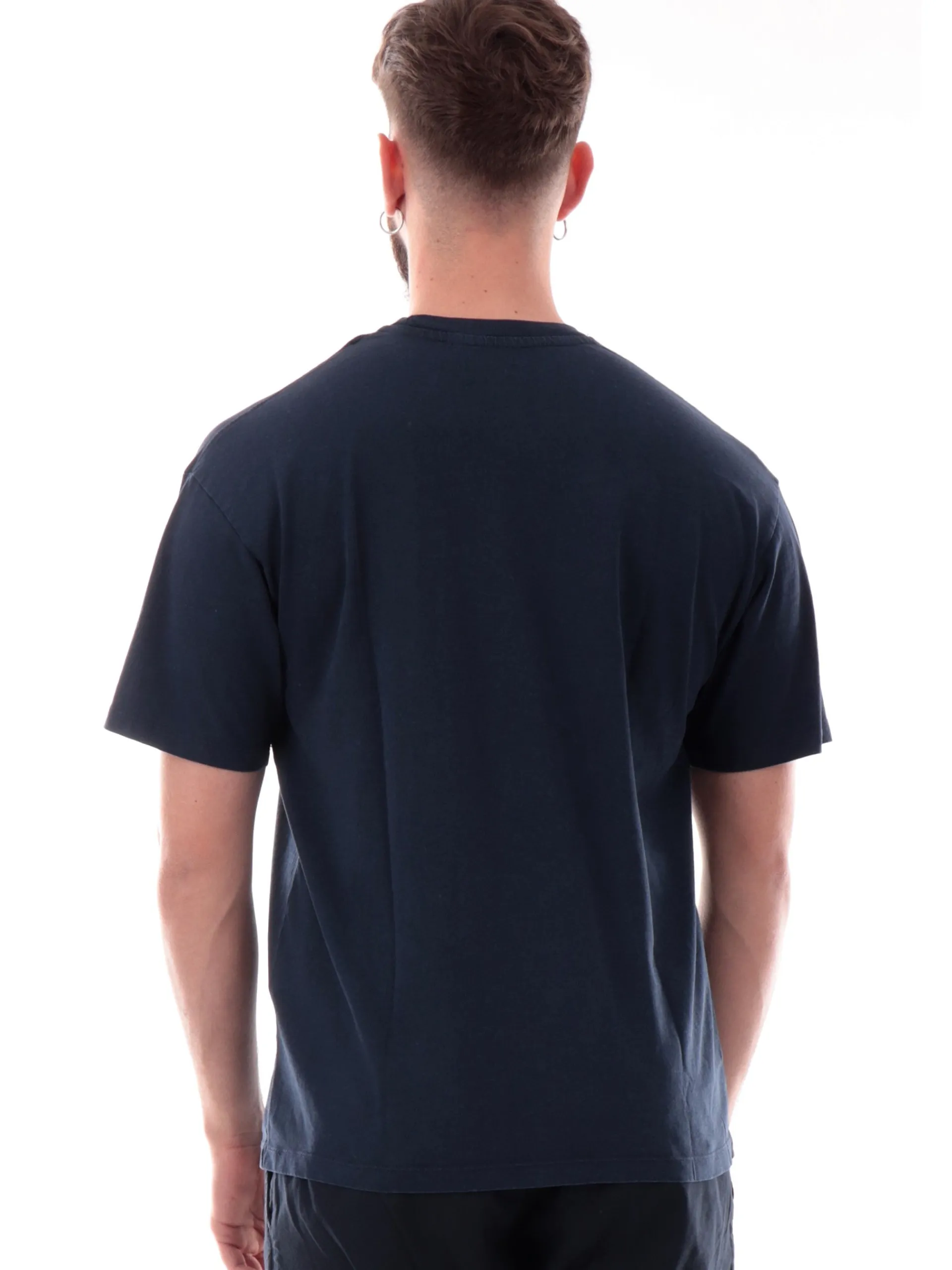 JACK&JONES T-Shirt*Maglia Jack Jones blu da uomo maxi stampa 12274595