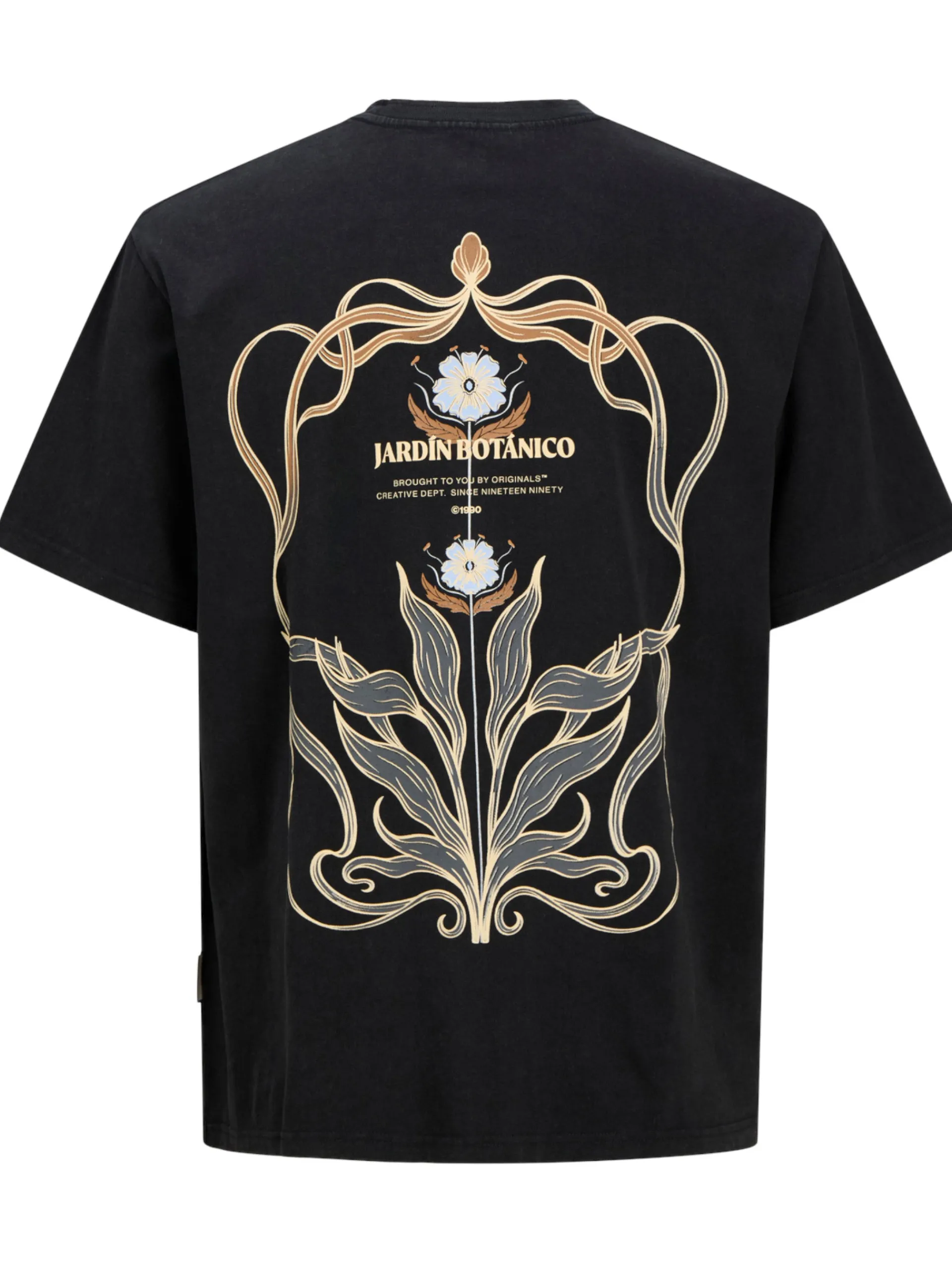 JACK&JONES T-Shirt*Maglia Jack Jones nera da uomo maxi stampa posteriore 12276830