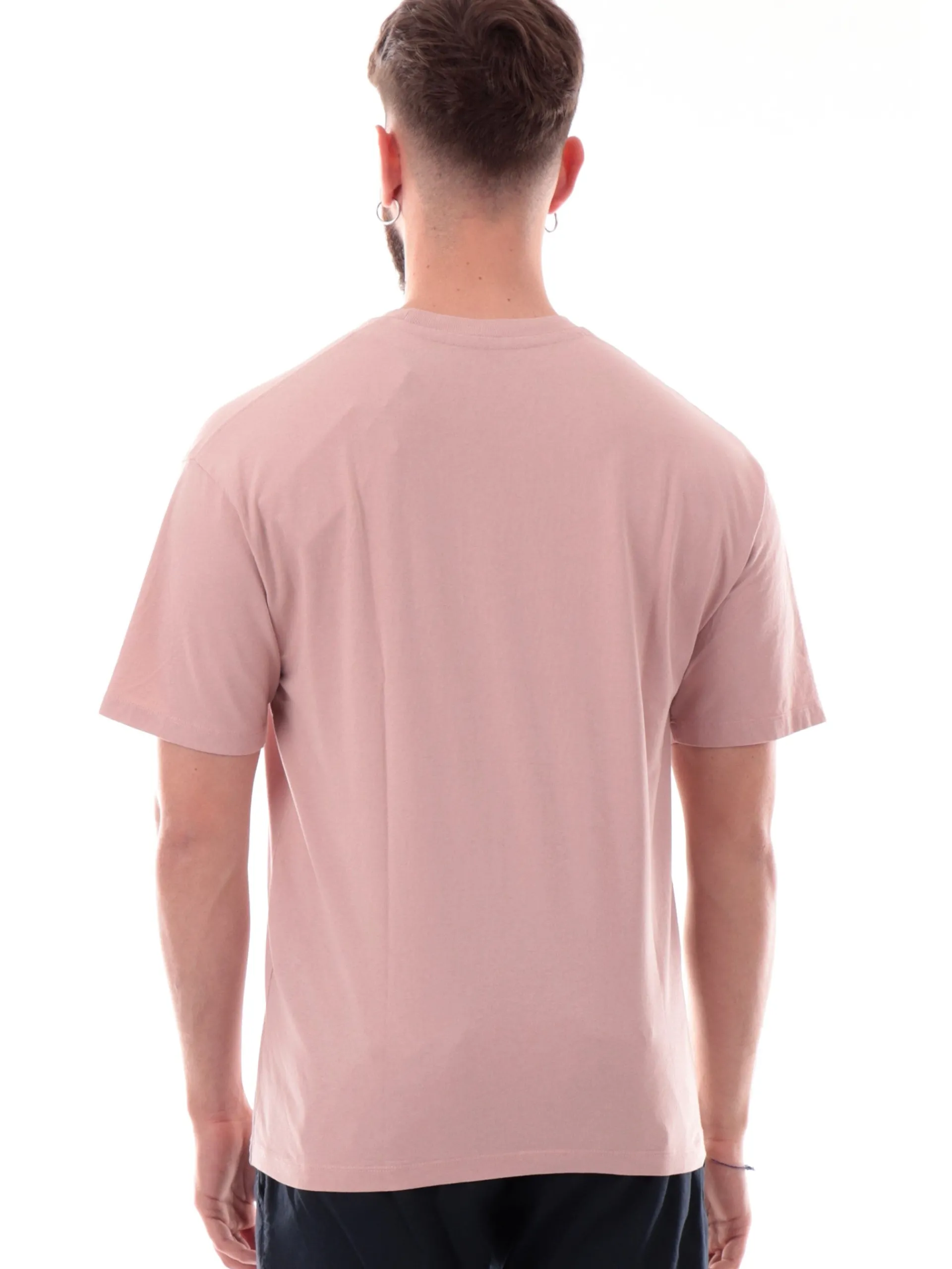 JACK&JONES T-Shirt*Maglia Jack Jones rosa da uomo maxi stampa 12274595